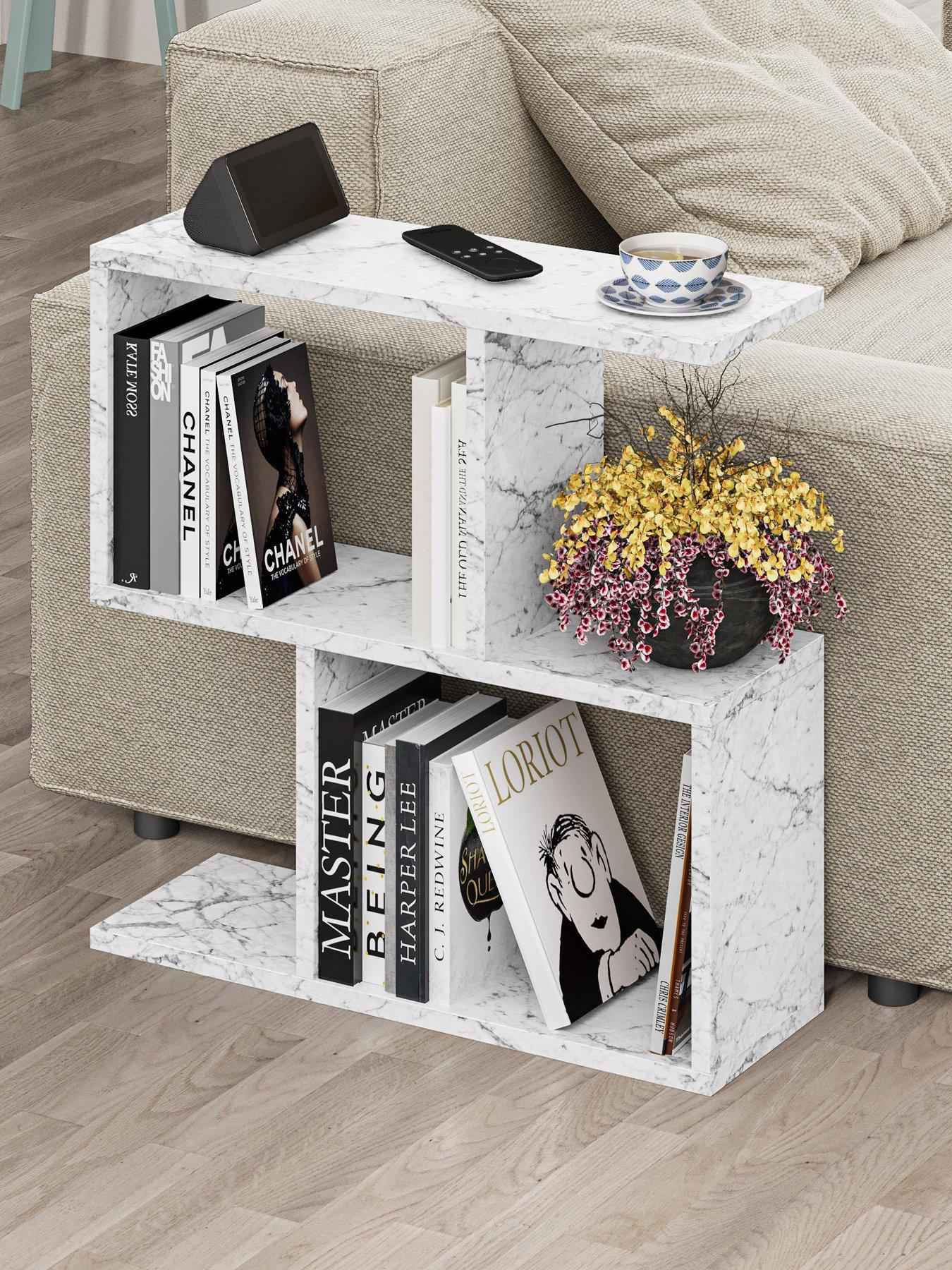 Decortie Homemania Sofa Side Table - Marble