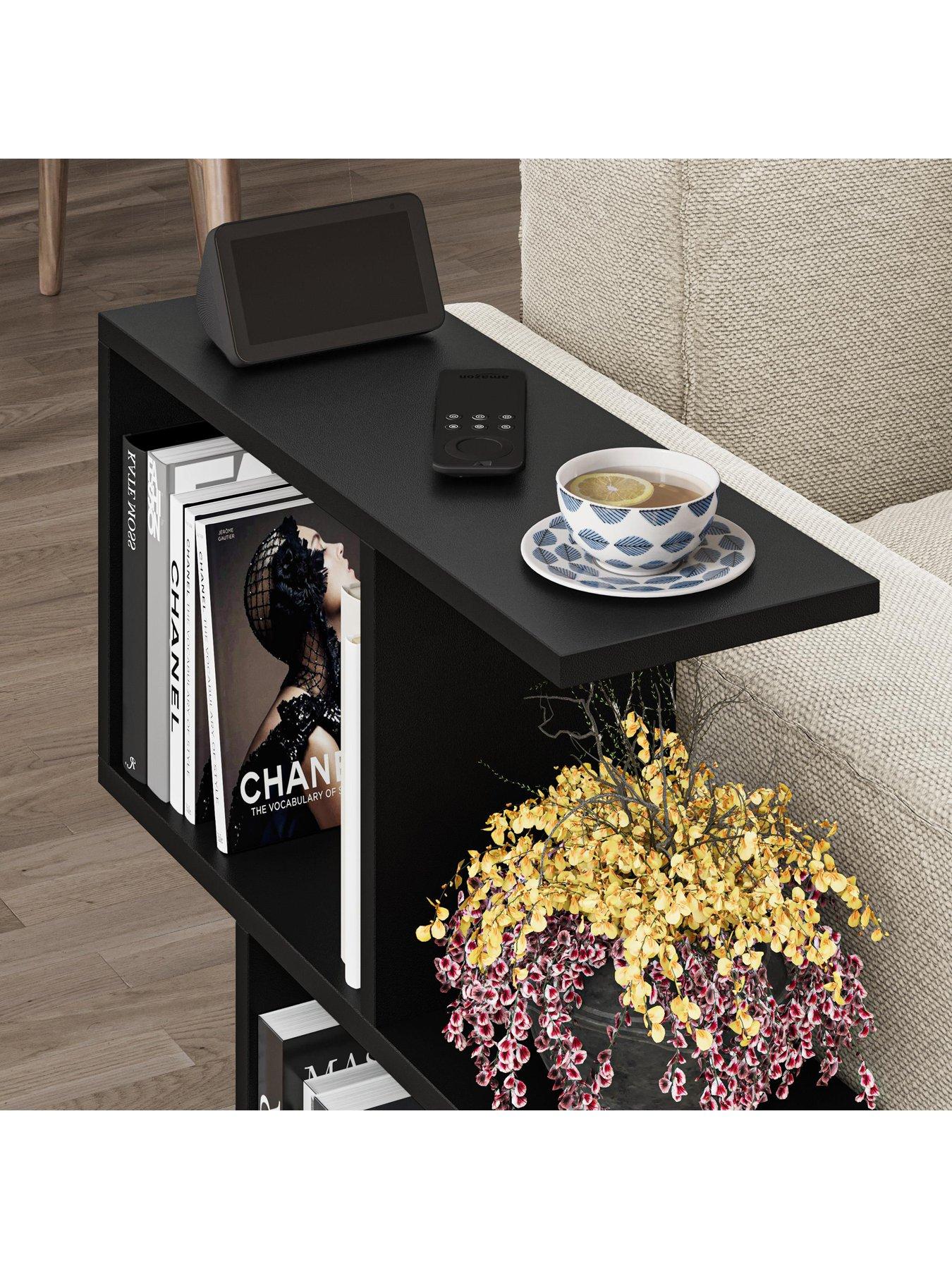 image of decortie-homemania-sofa-side-table-black