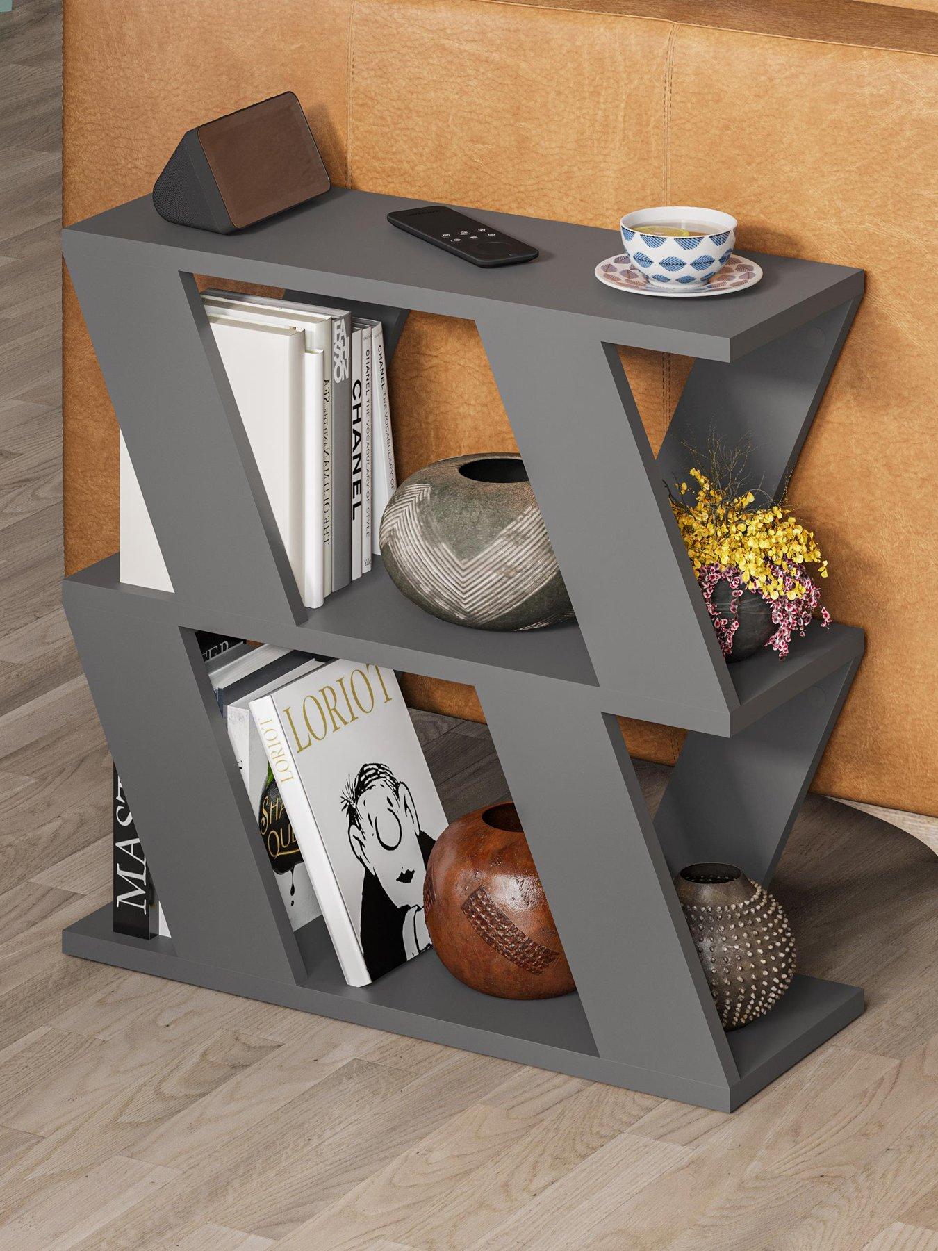 Image 1 of 7 of Decortie Lazena Sofa Side Table - Anthracite