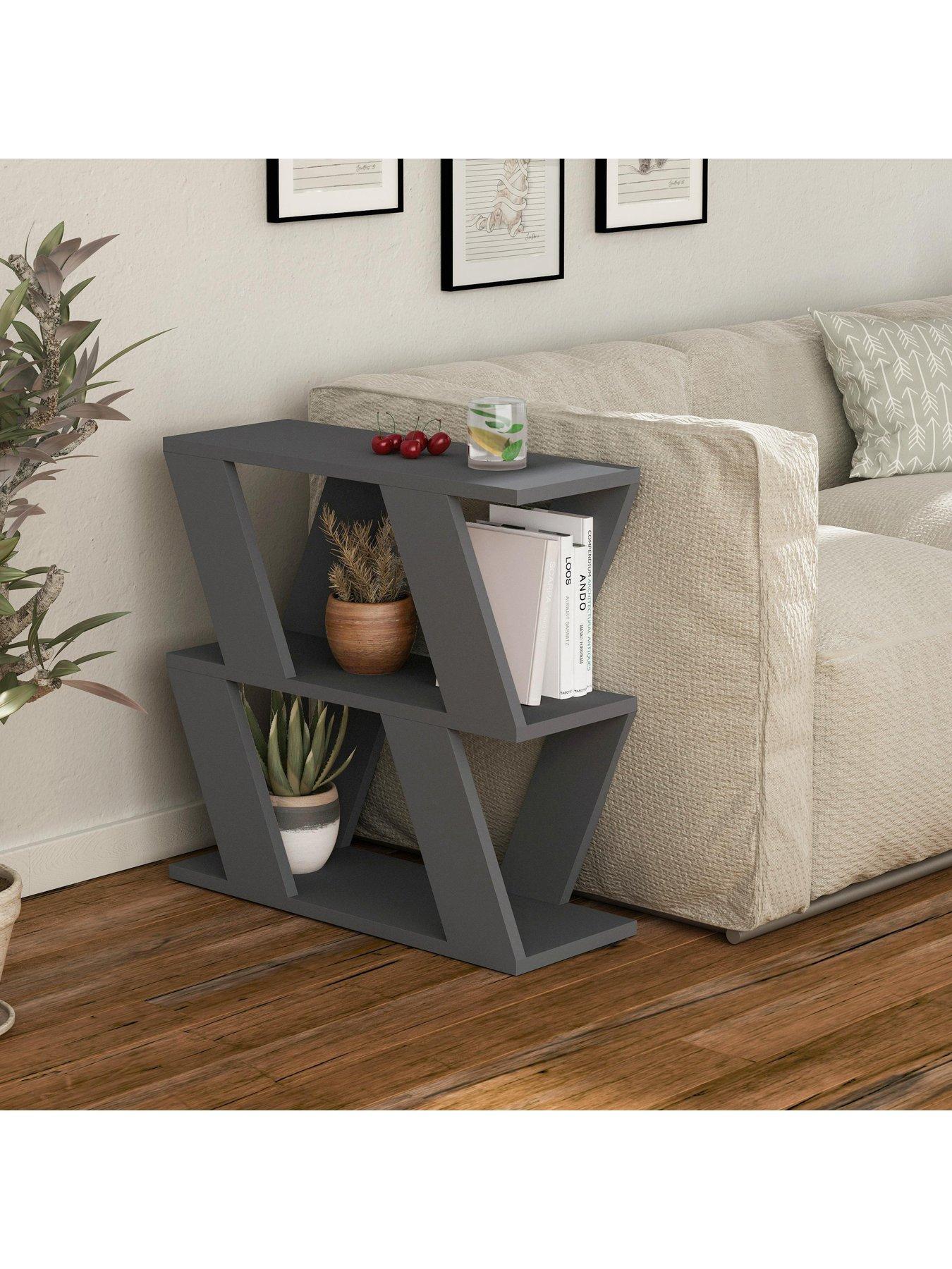Image 3 of 7 of Decortie Lazena Sofa Side Table - Anthracite