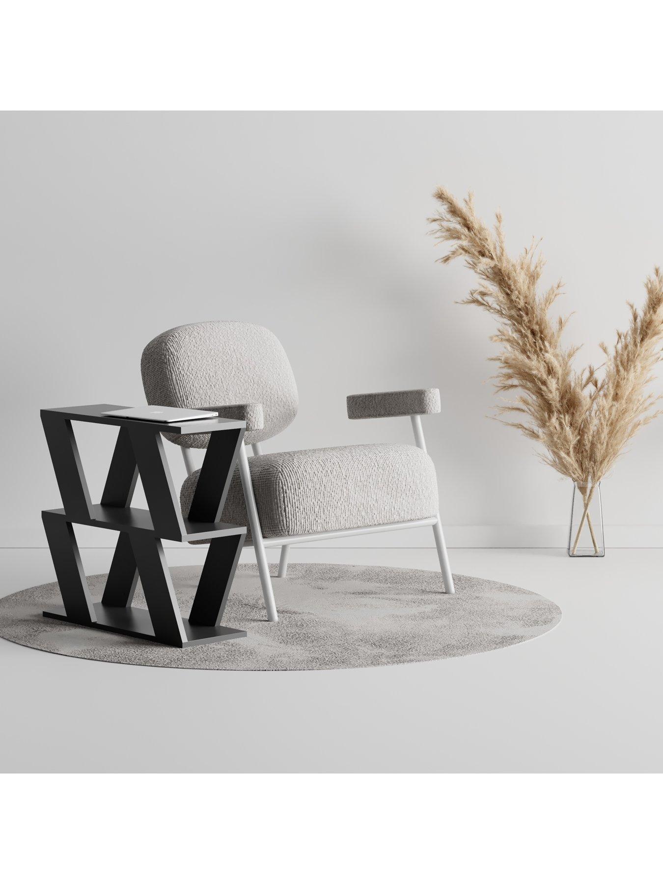 Image 5 of 7 of Decortie Lazena Sofa Side Table - Anthracite