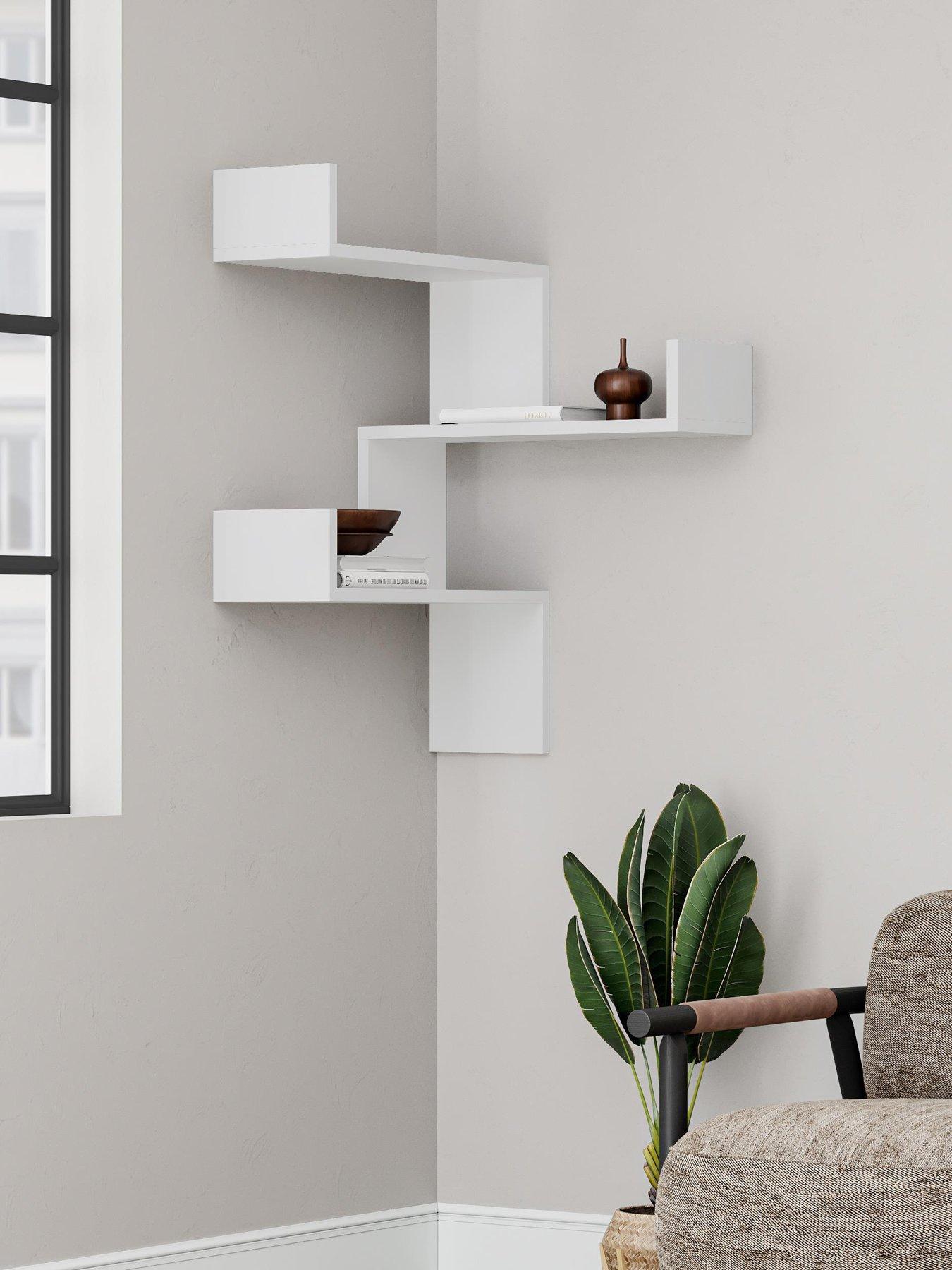 Image 1 of 6 of Decortie Luksa Corner Wall Shelf