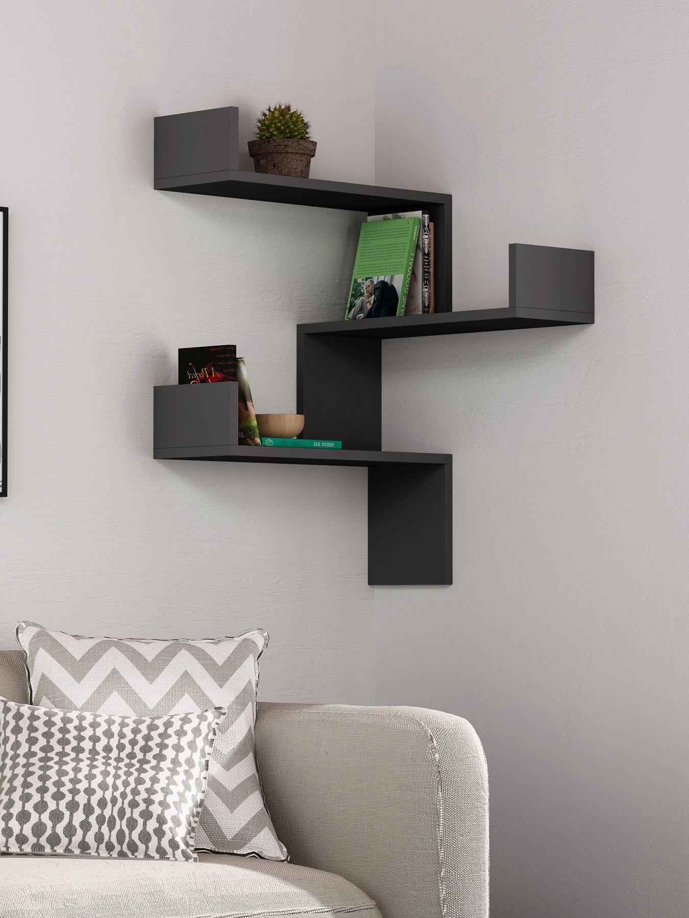 Decortie Luksa Corner Wall Shelf