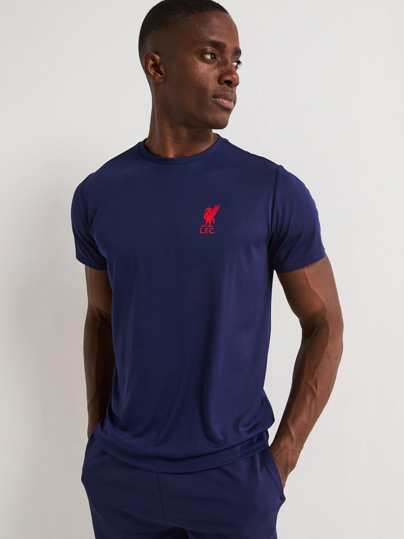 Image 1 of 5 of Liverpool FC Mens Poly T-Shirt - Navy