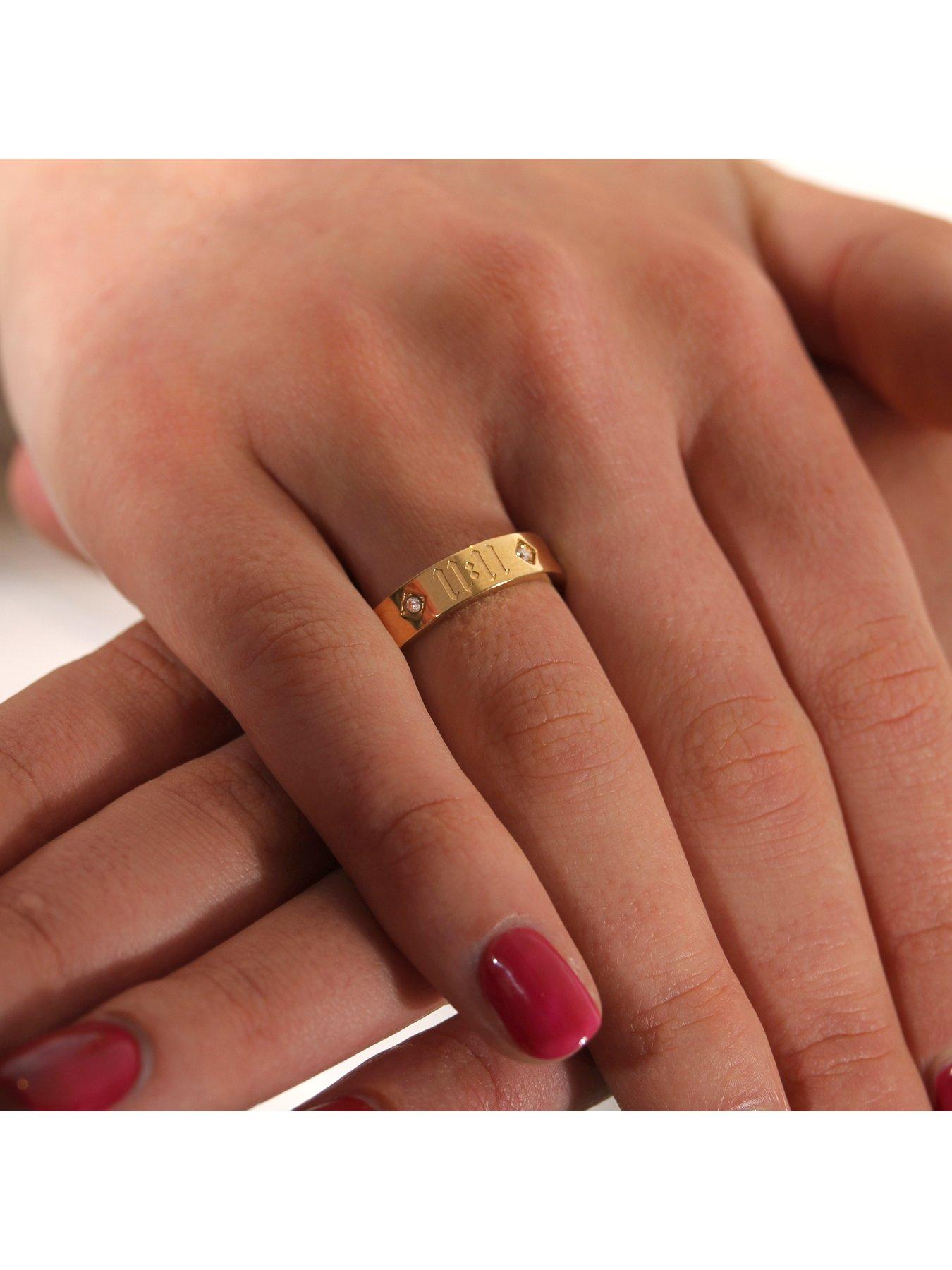  image of say-it-with-1111-ring-yellow-gold