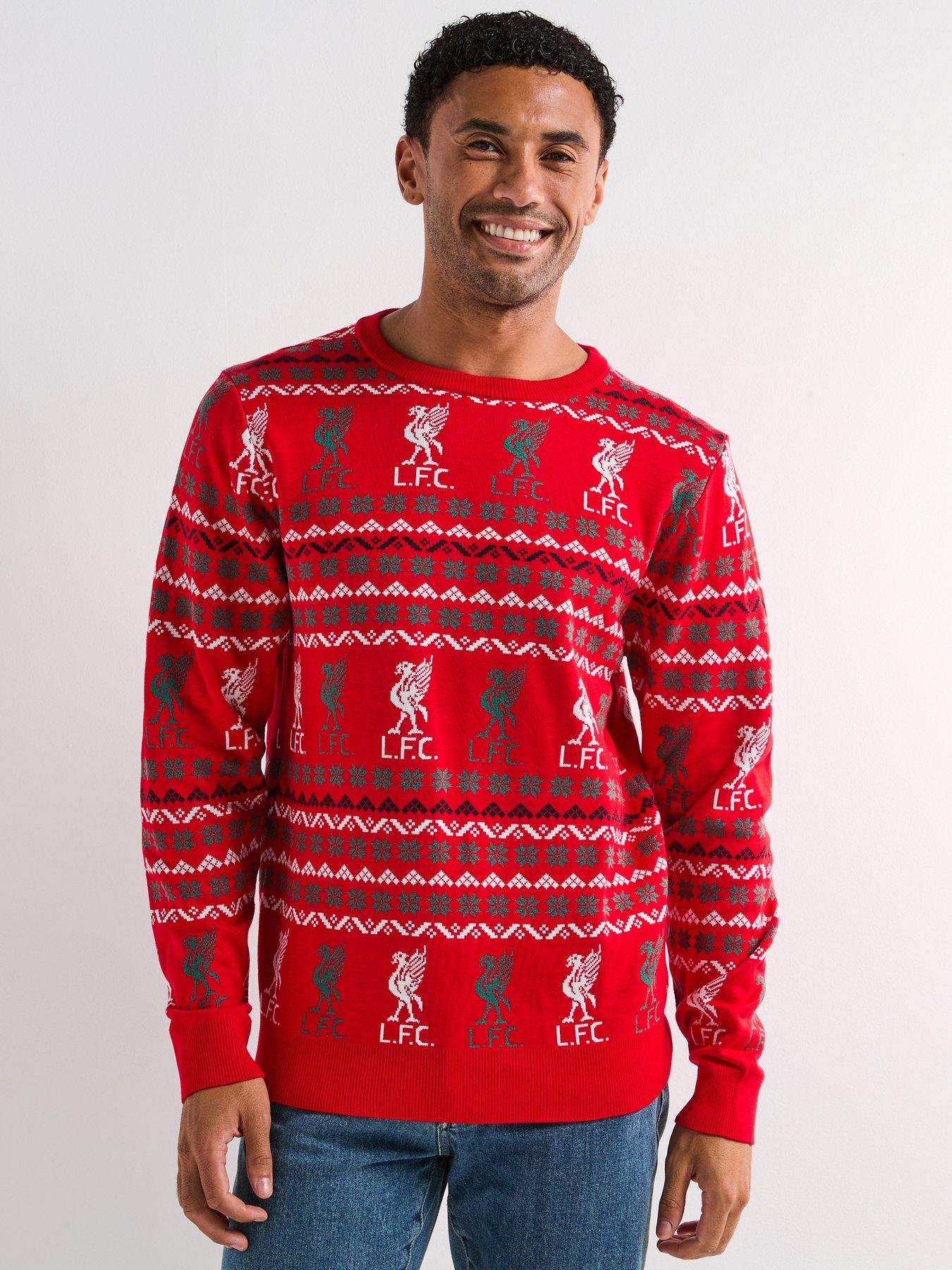  image of liverpool-fc-adult-fairisle-christmas-jumper-multi