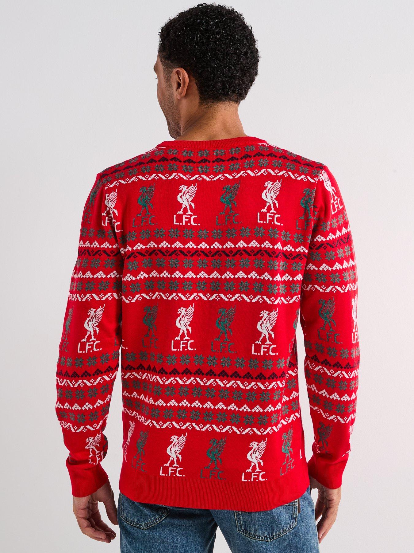  image of liverpool-fc-adult-fairisle-christmas-jumper-multi