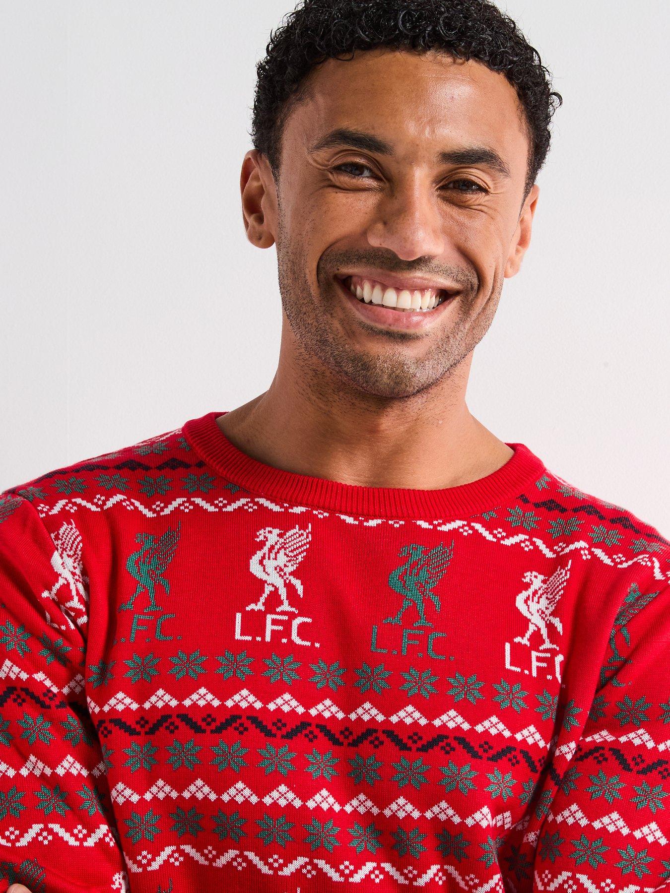  image of liverpool-fc-adult-fairisle-christmas-jumper-multi