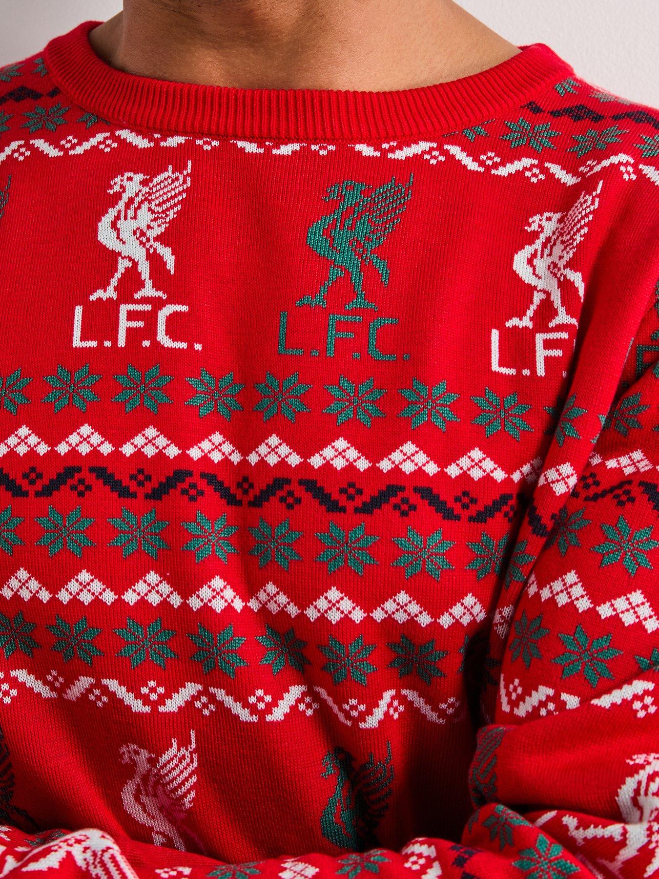  image of liverpool-fc-adult-fairisle-christmas-jumper-multi