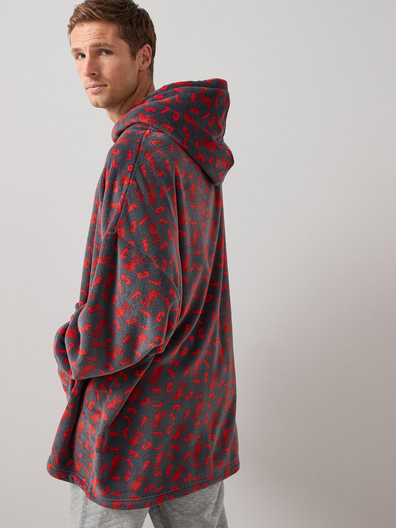 stillFront image of liverpool-fc-lfc-unisex-fleece-hooded-blanket-multi