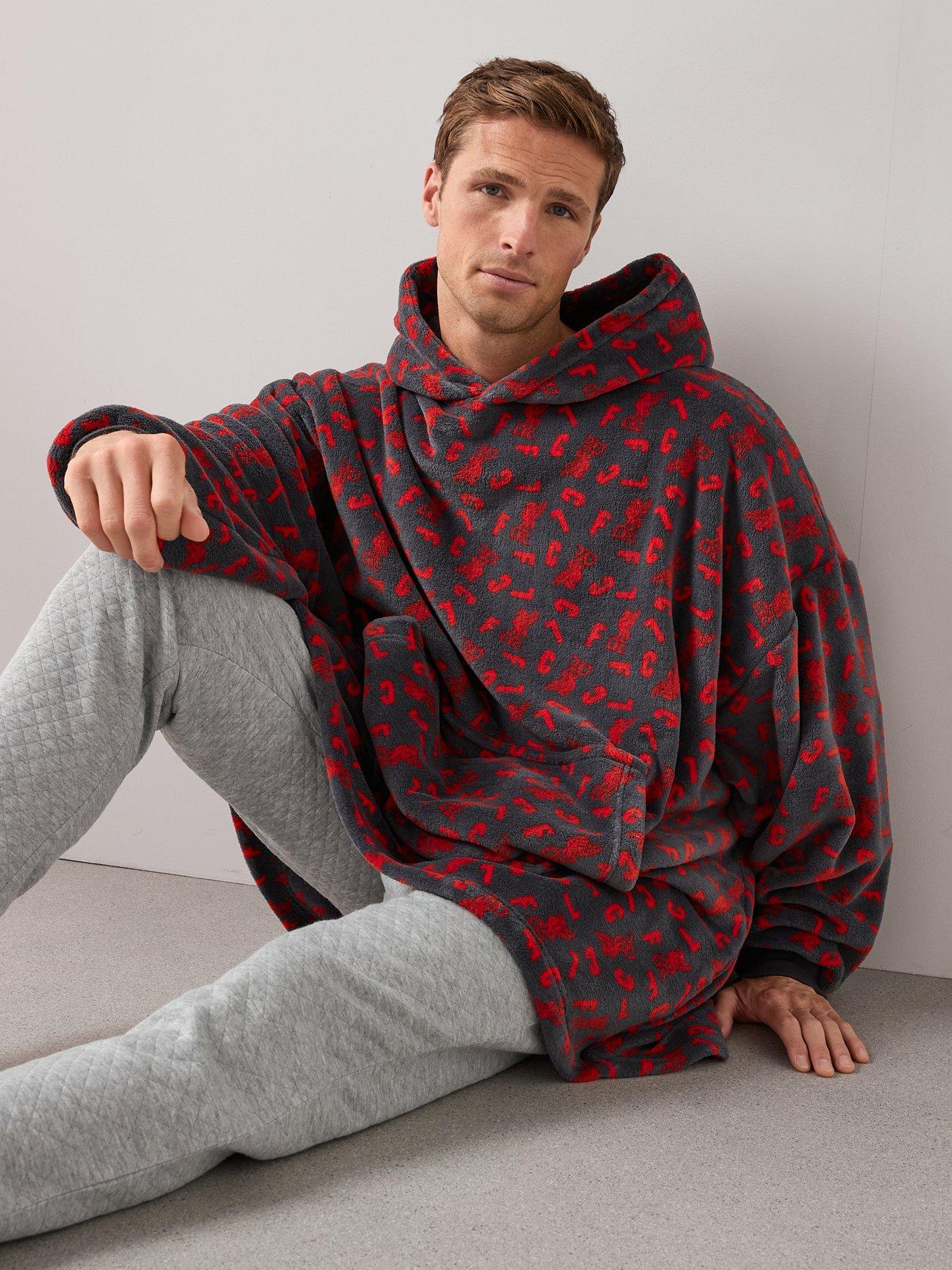  image of liverpool-fc-lfc-unisex-fleece-hooded-blanket-multi