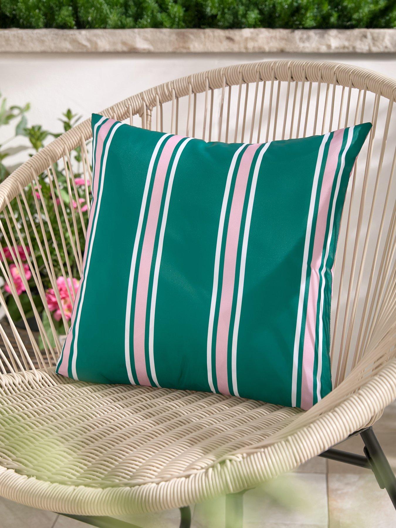 The Very Collection Stripe Showerproof Cushion