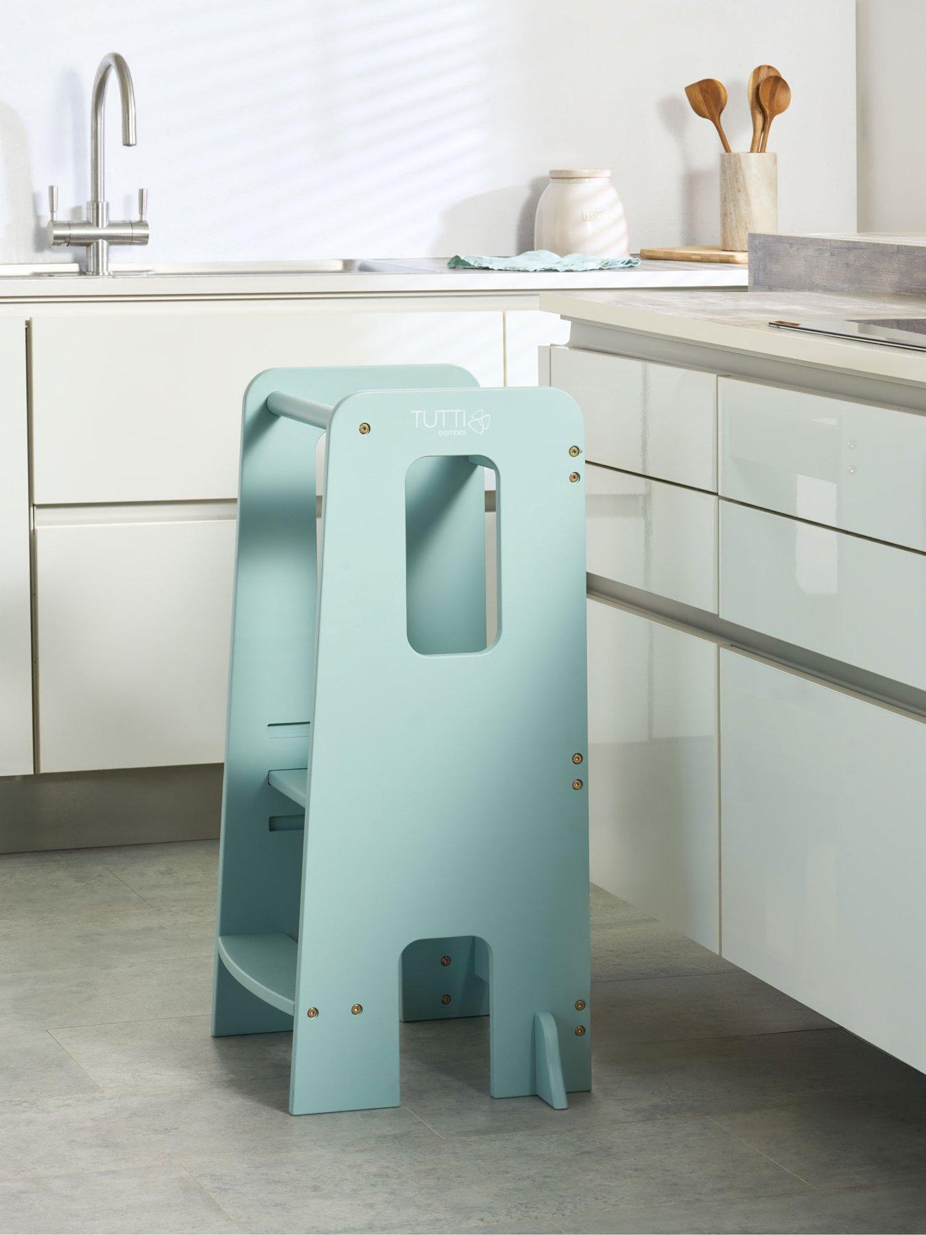 Tutti Bambini Helping Hands Montessori Toddler Learning Tower - Ocean Stone