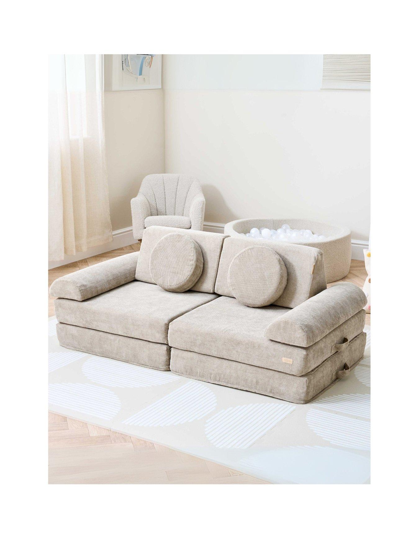 undefined Playrama Montessori Kids Play Sofa - Mushroom