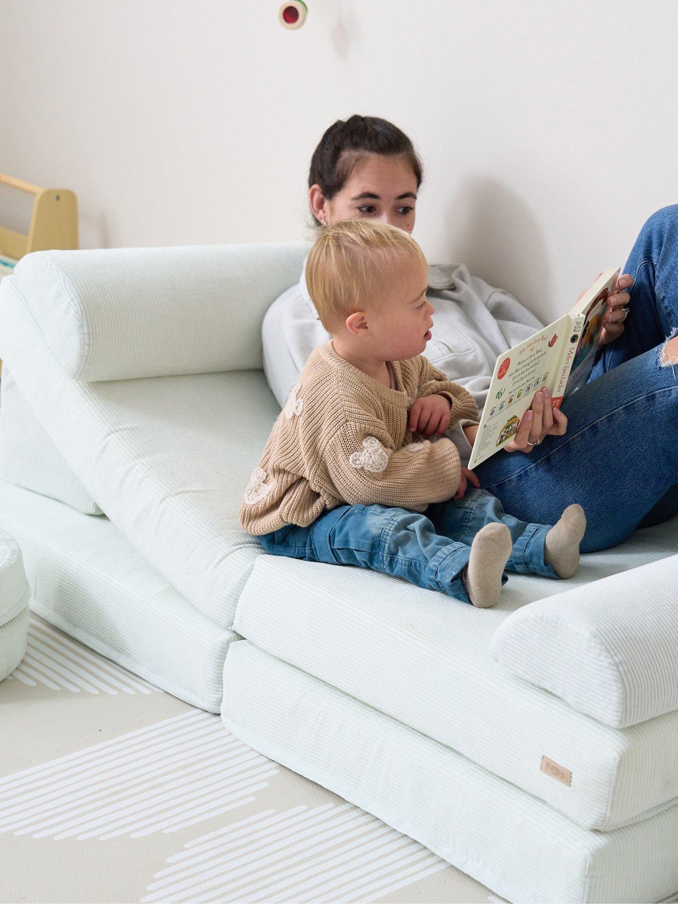 undefined Playrama Montessori Kids Play Sofa - Sea Mist