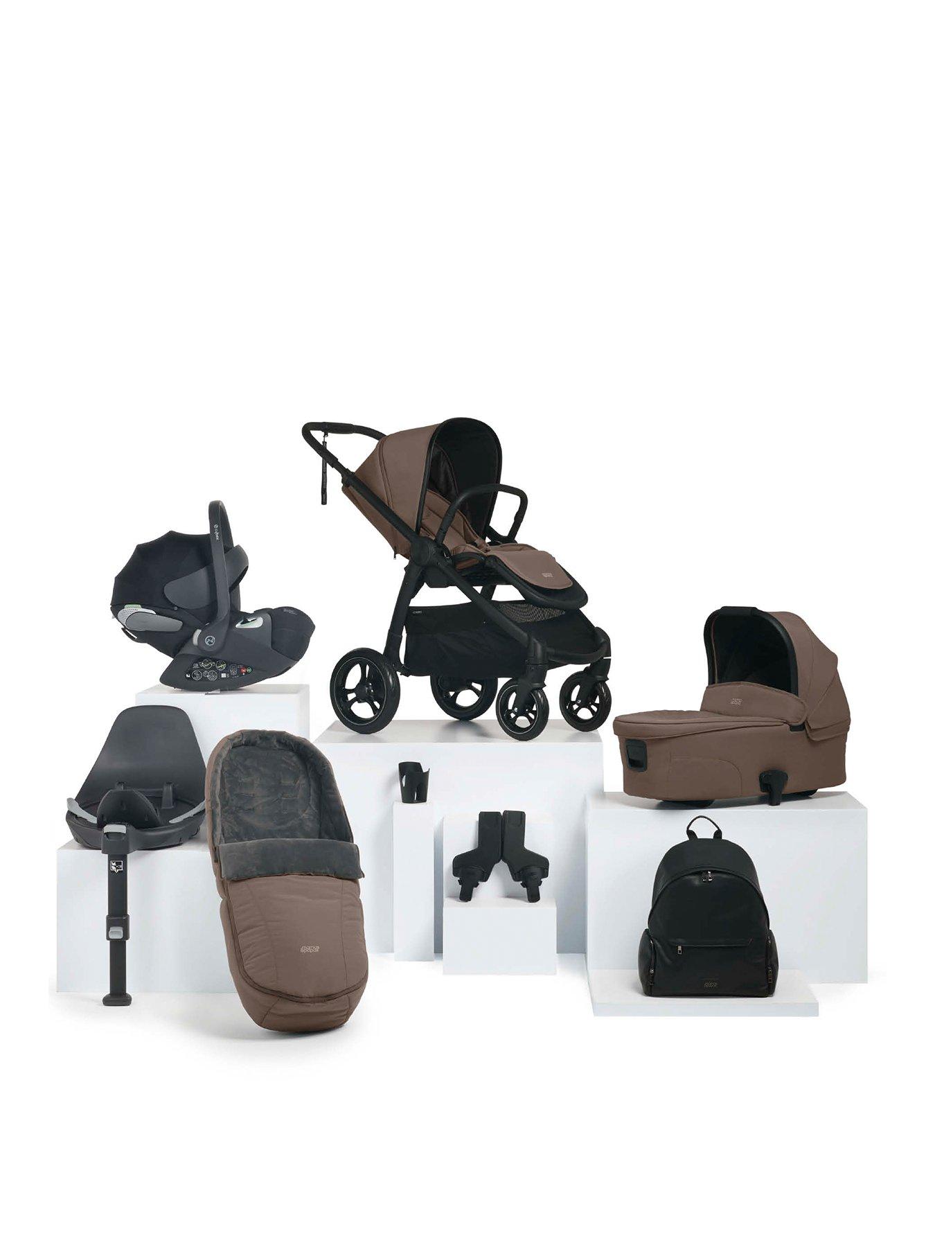 undefined Complete Kit - Cloud T Ocarro Café (Inc Pushchair, Carrycot, Adaptors, Cupholder, Bag, Footmuff, Cloud T  &  Isofix Base)