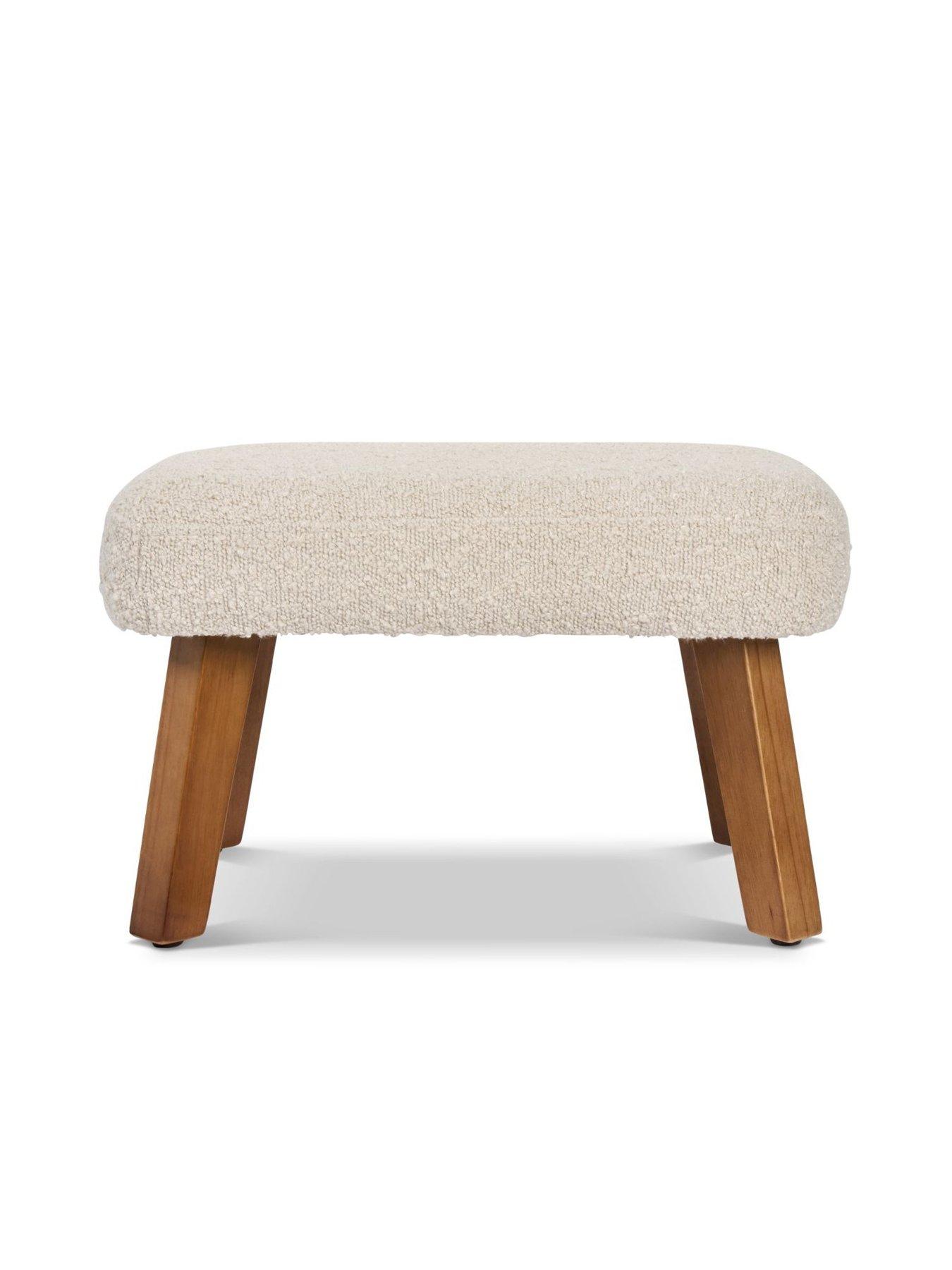 Image 6 of 6 of Tutti Bambini Jonah Luxe Rocking Chair & Foot Stool  - Boucle Mushroom