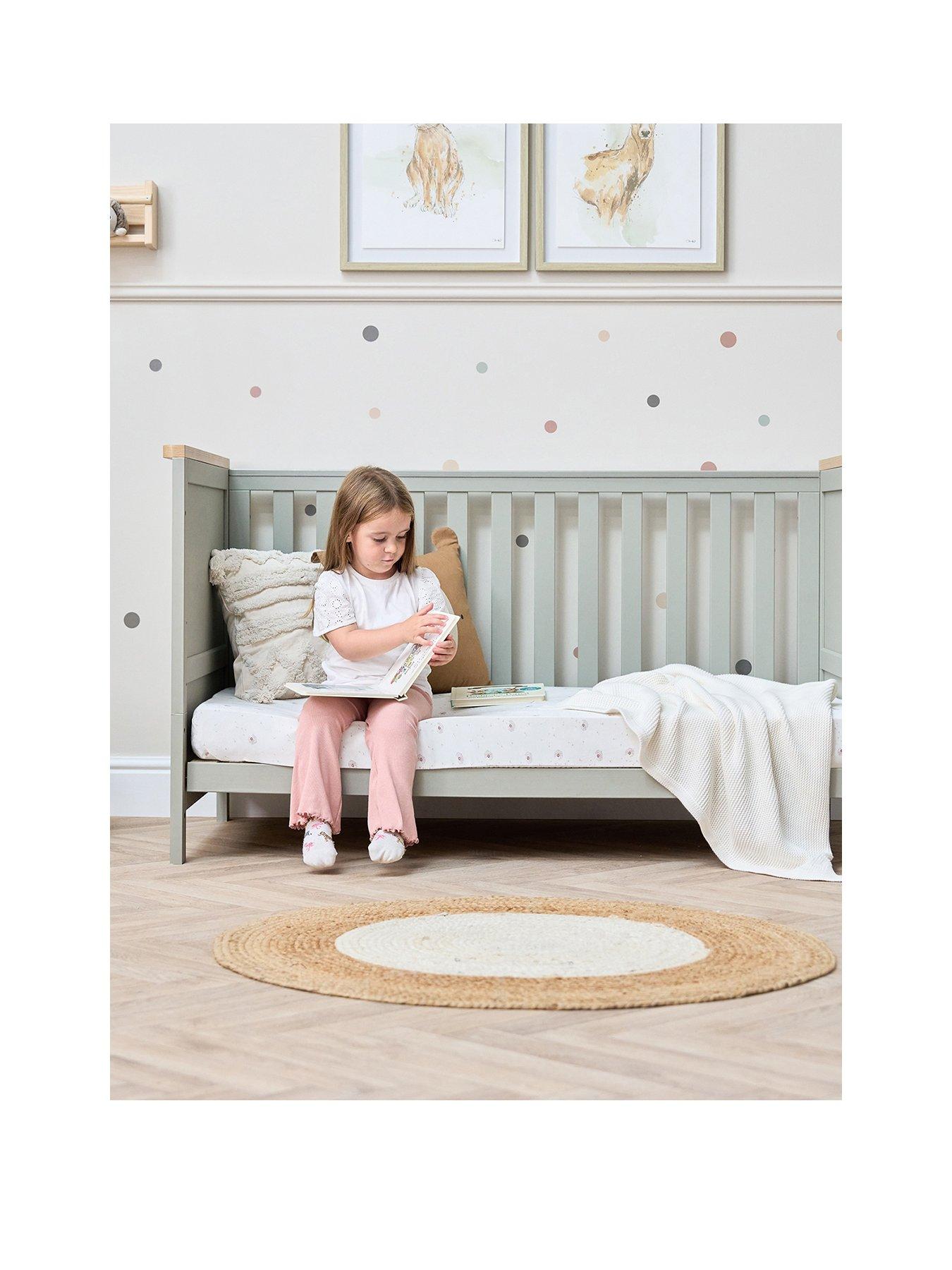  image of tutti-bambini-misha-cot-bed-sage-oak