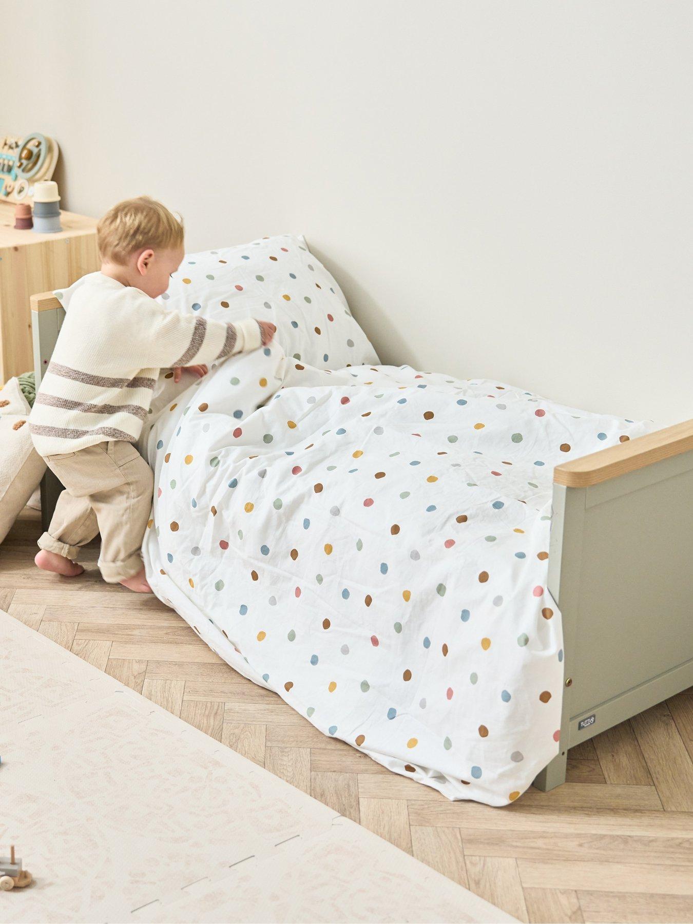  image of tutti-bambini-misha-cot-bed-sage-oak
