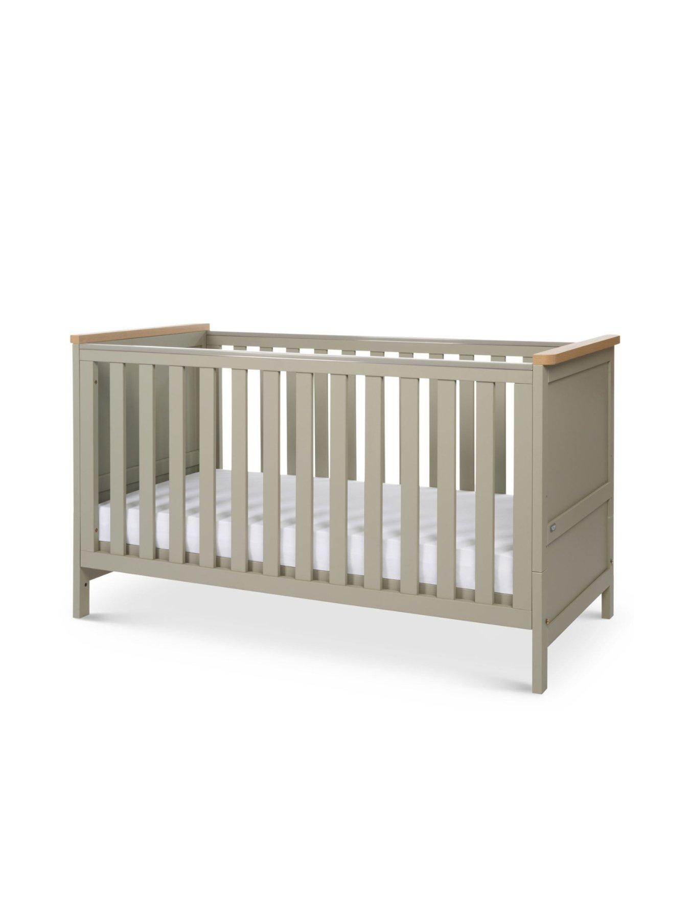  image of tutti-bambini-misha-cot-bed-sage-oak