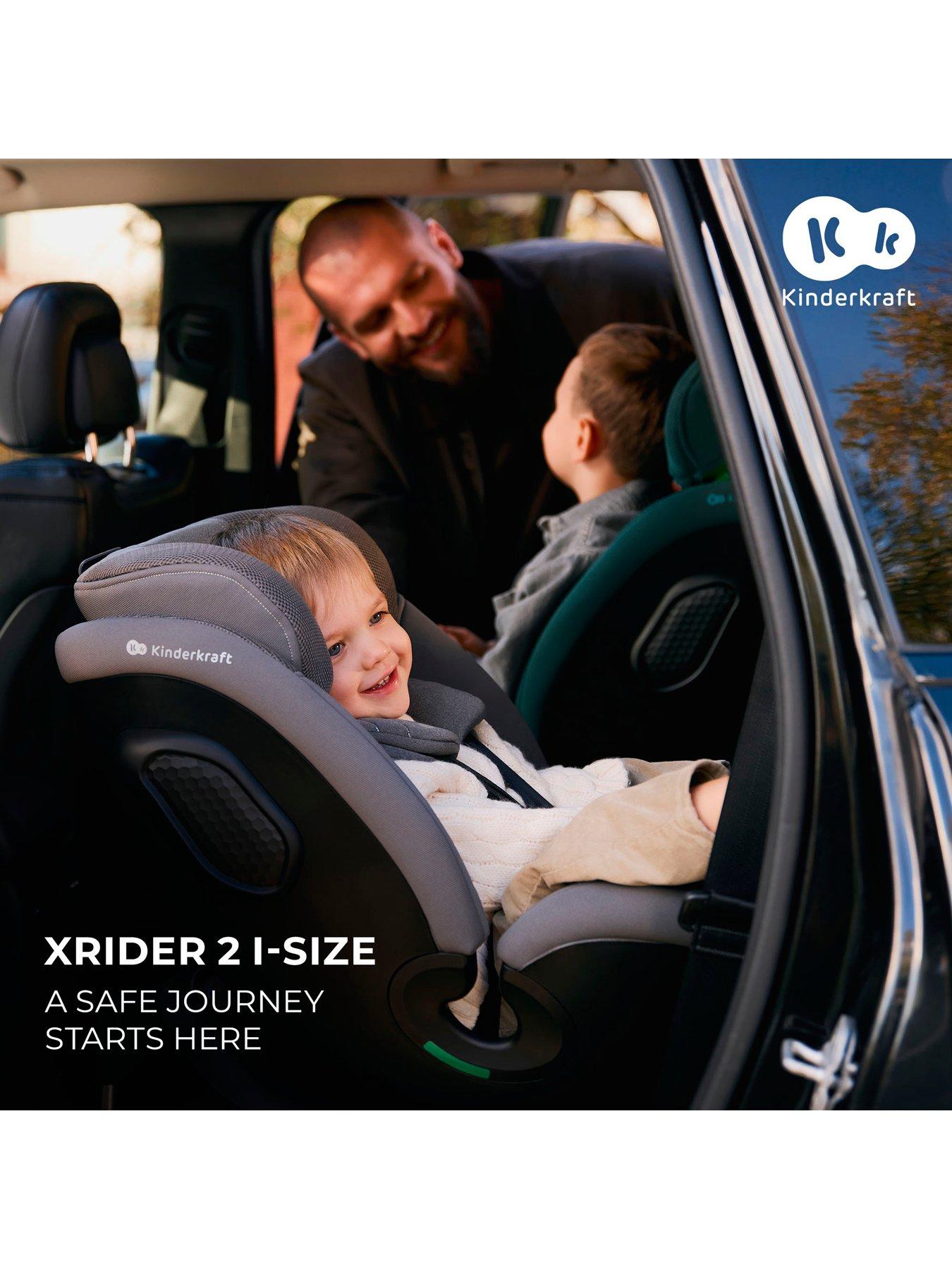 KINDERKRAFT Siège auto pliable Unity 2 I-Size (100-150 cm) Noir - Sièges auto I - SIZE