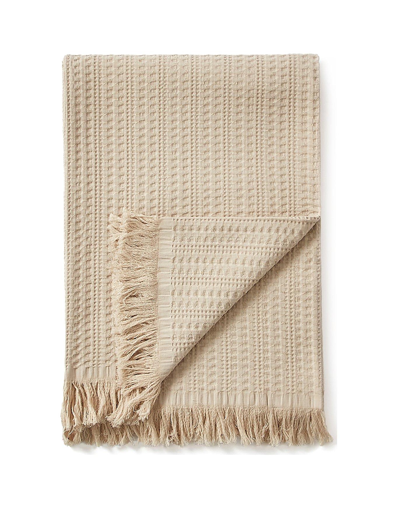 Image 2 of 2 of Michelle Keegan Home Textured Waffle Throw