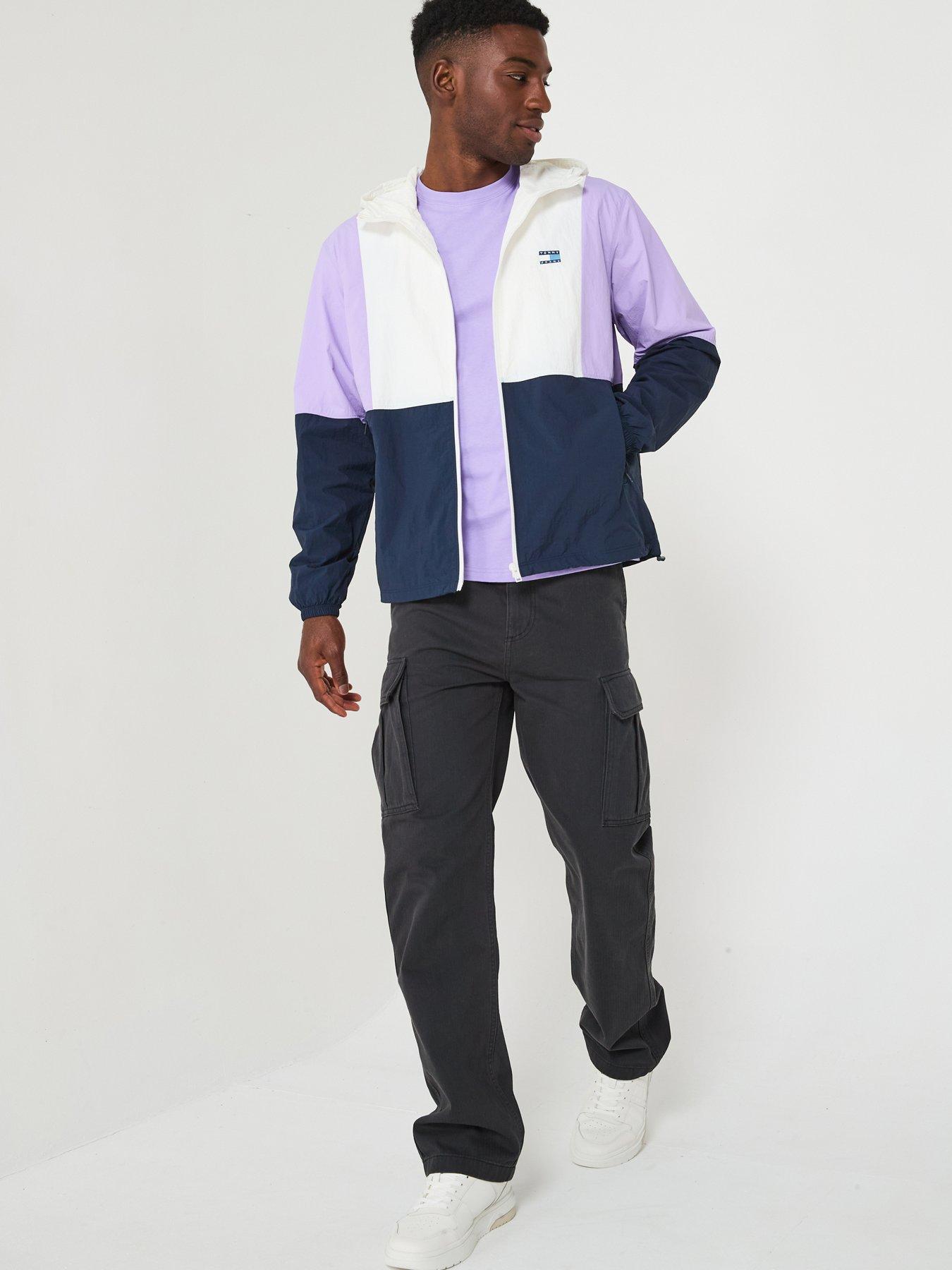 Image 3 of 6 of Tommy Jeans Chicago Retro Windbreaker Jacket - Multi