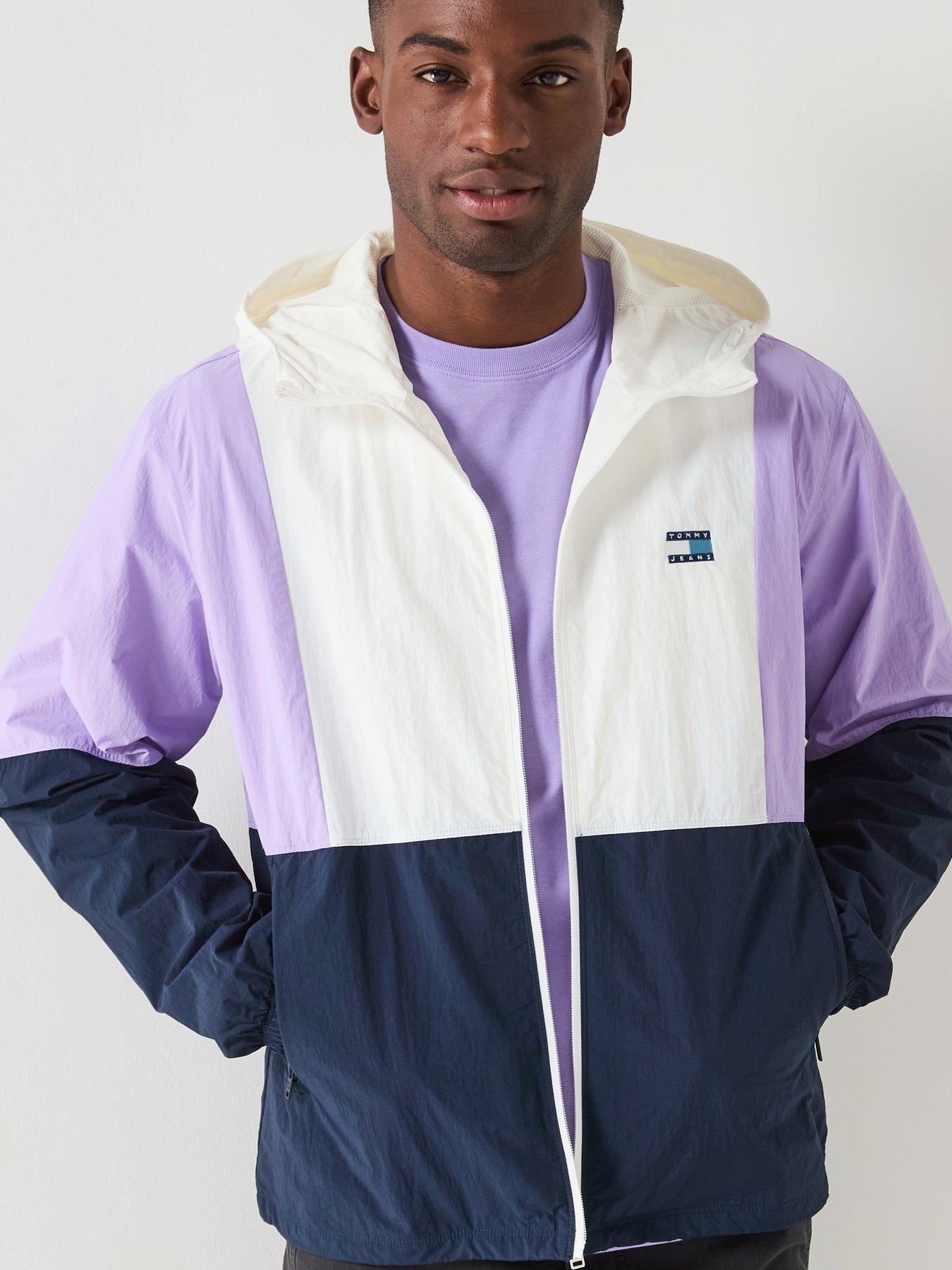 Image 4 of 6 of Tommy Jeans Chicago Retro Windbreaker Jacket - Multi