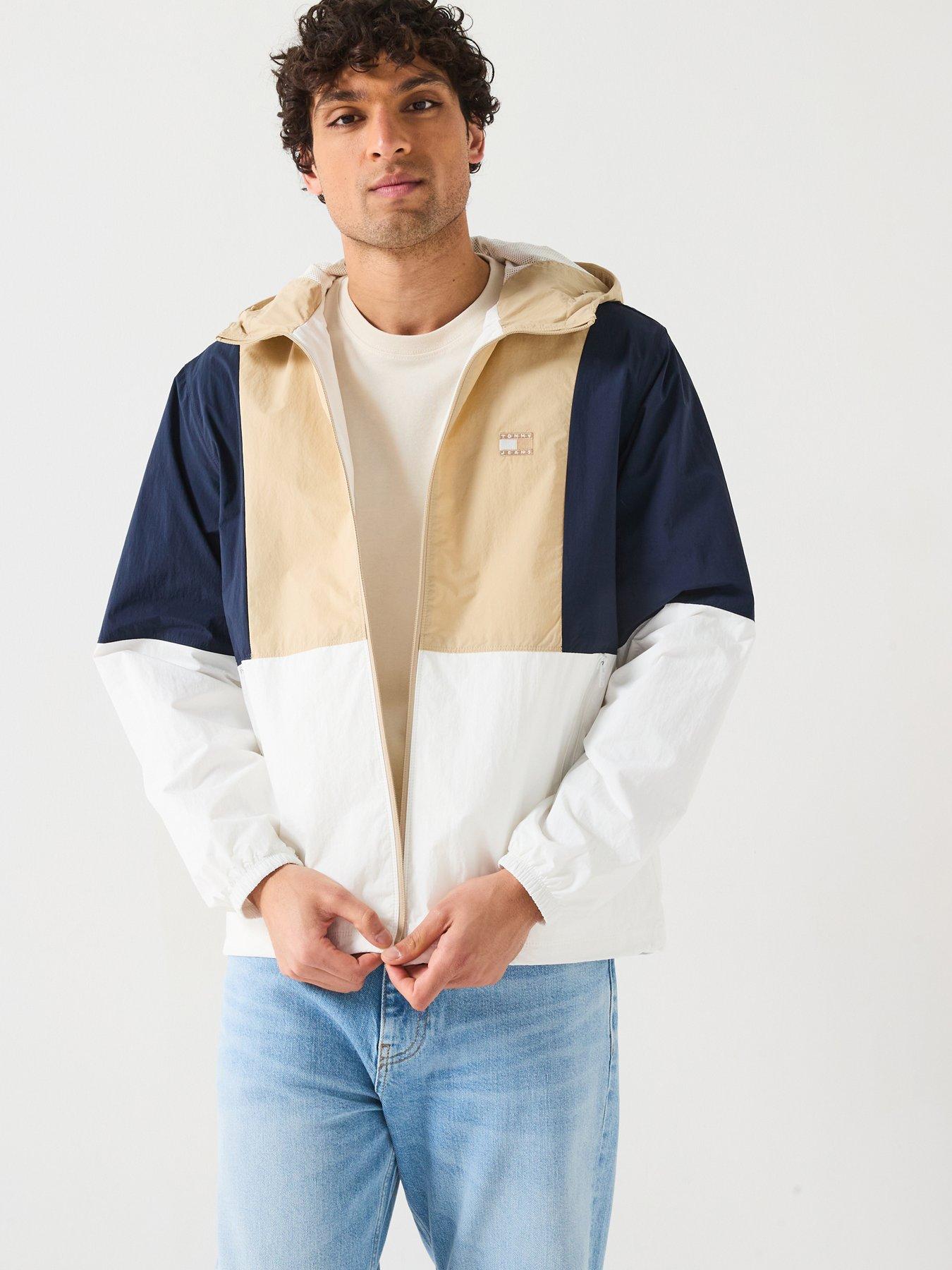 undefined Chicago Retro Windbreaker Jacket - Beige