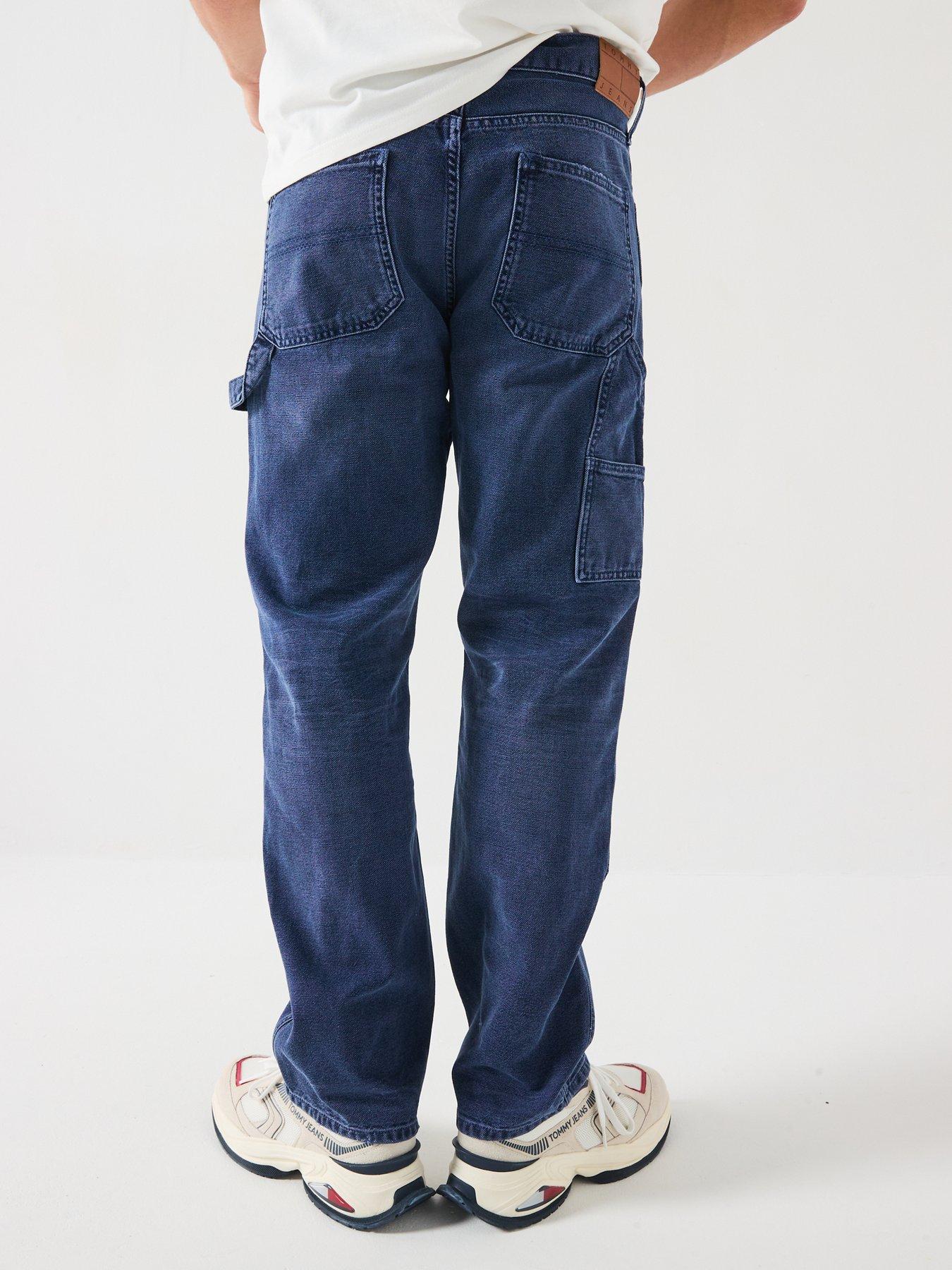 Image 2 of 6 of Tommy Jeans Otis Regular Fit Carpenter Jeans - Blue