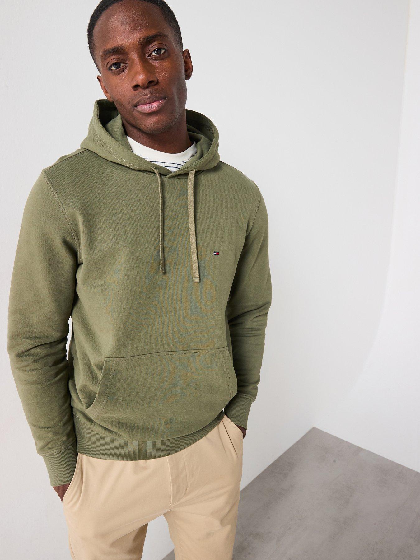 Image 1 of 6 of Tommy Hilfiger Essential Terry Hoodie - Green