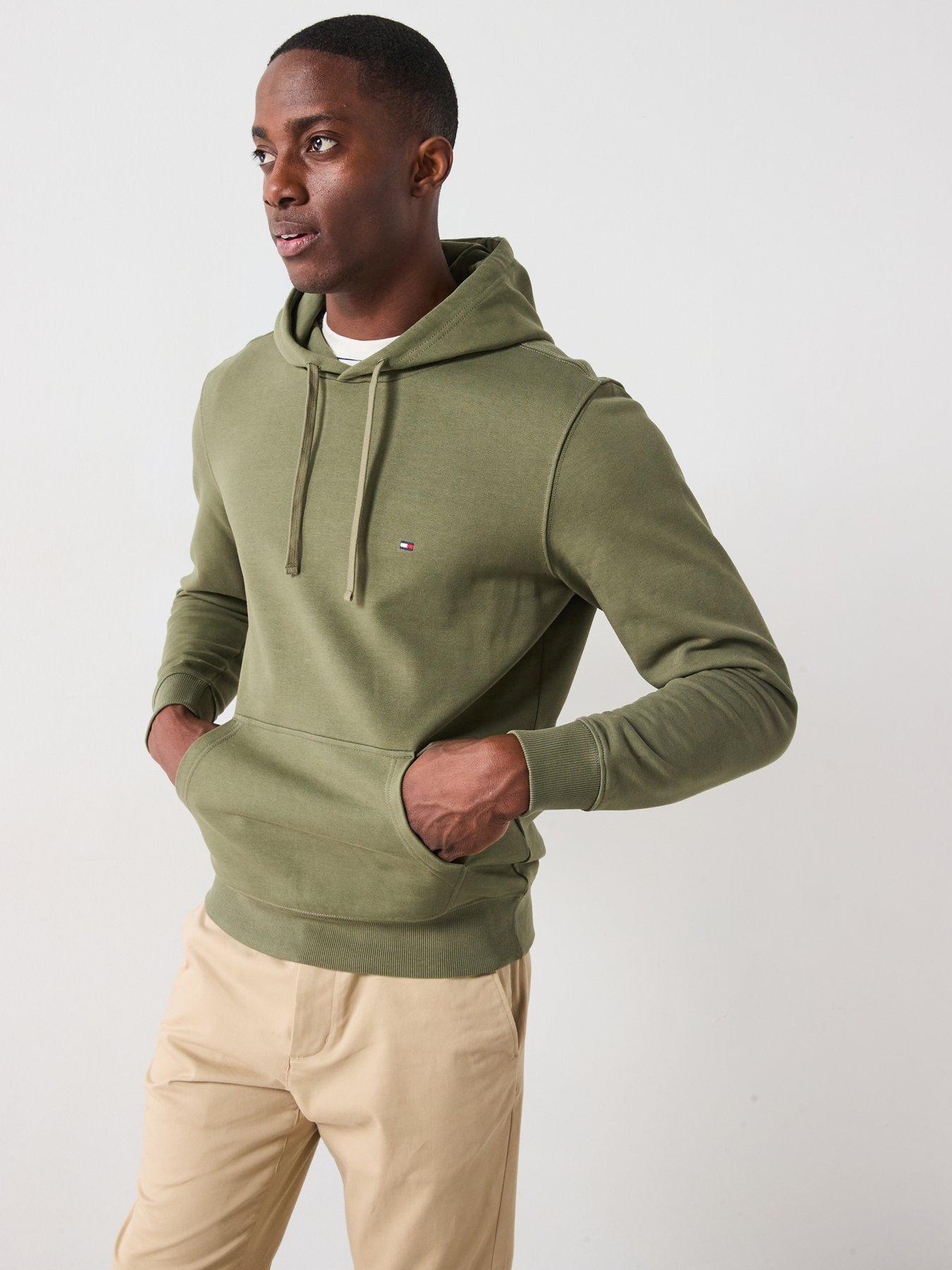 Image 5 of 6 of Tommy Hilfiger Essential Terry Hoodie - Green
