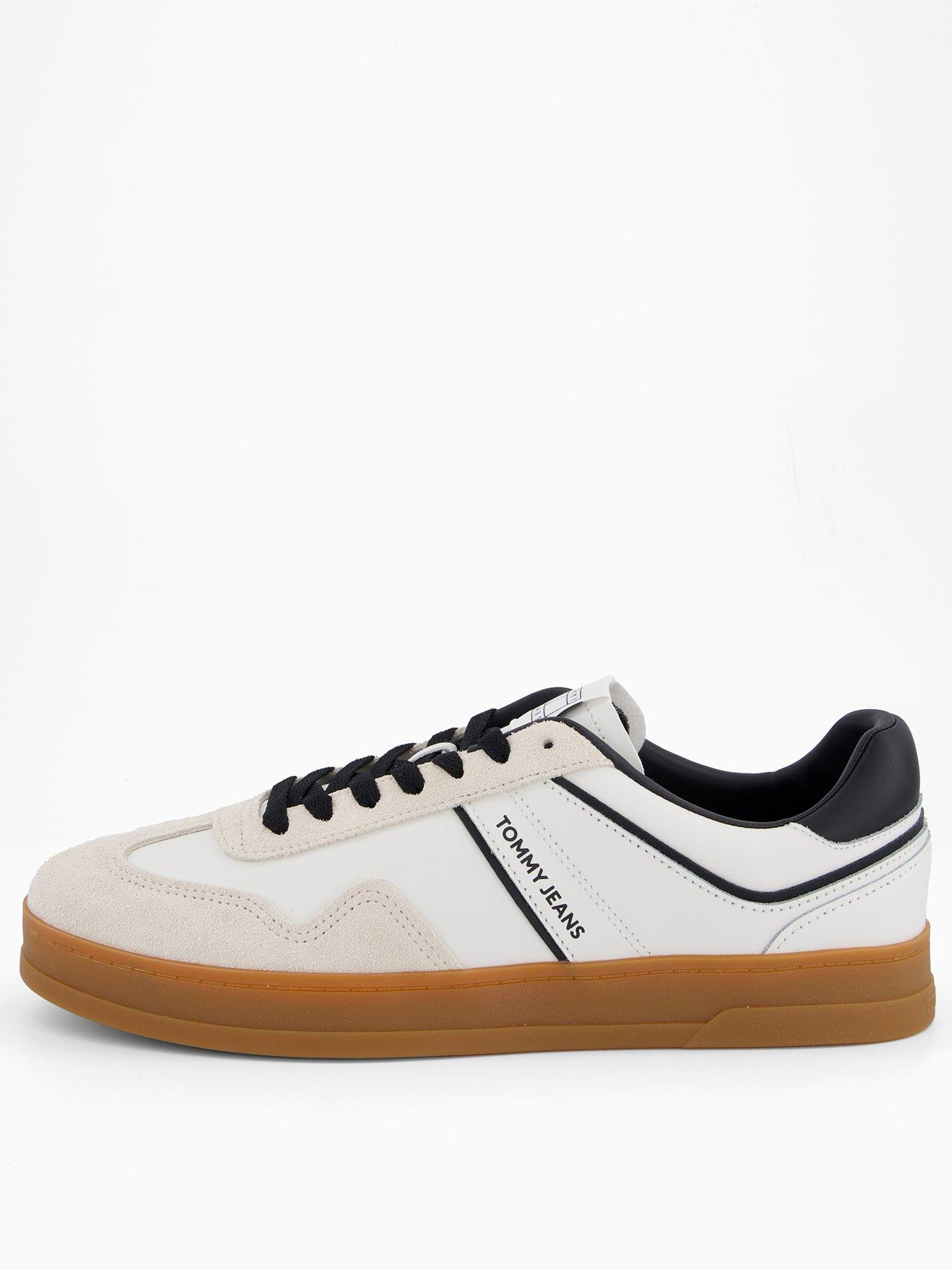 Tommy Jeans Greenwich Leather Gumsole Trainers - Off White