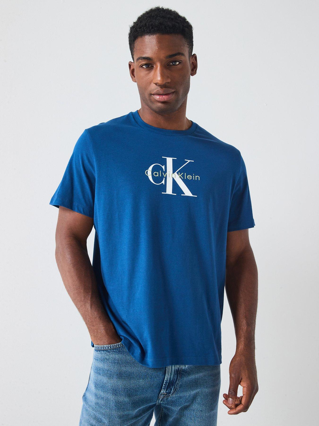 Calvin Klein Jeans Short Sleeve Hero Monologo T-Shirt 20S - Blue