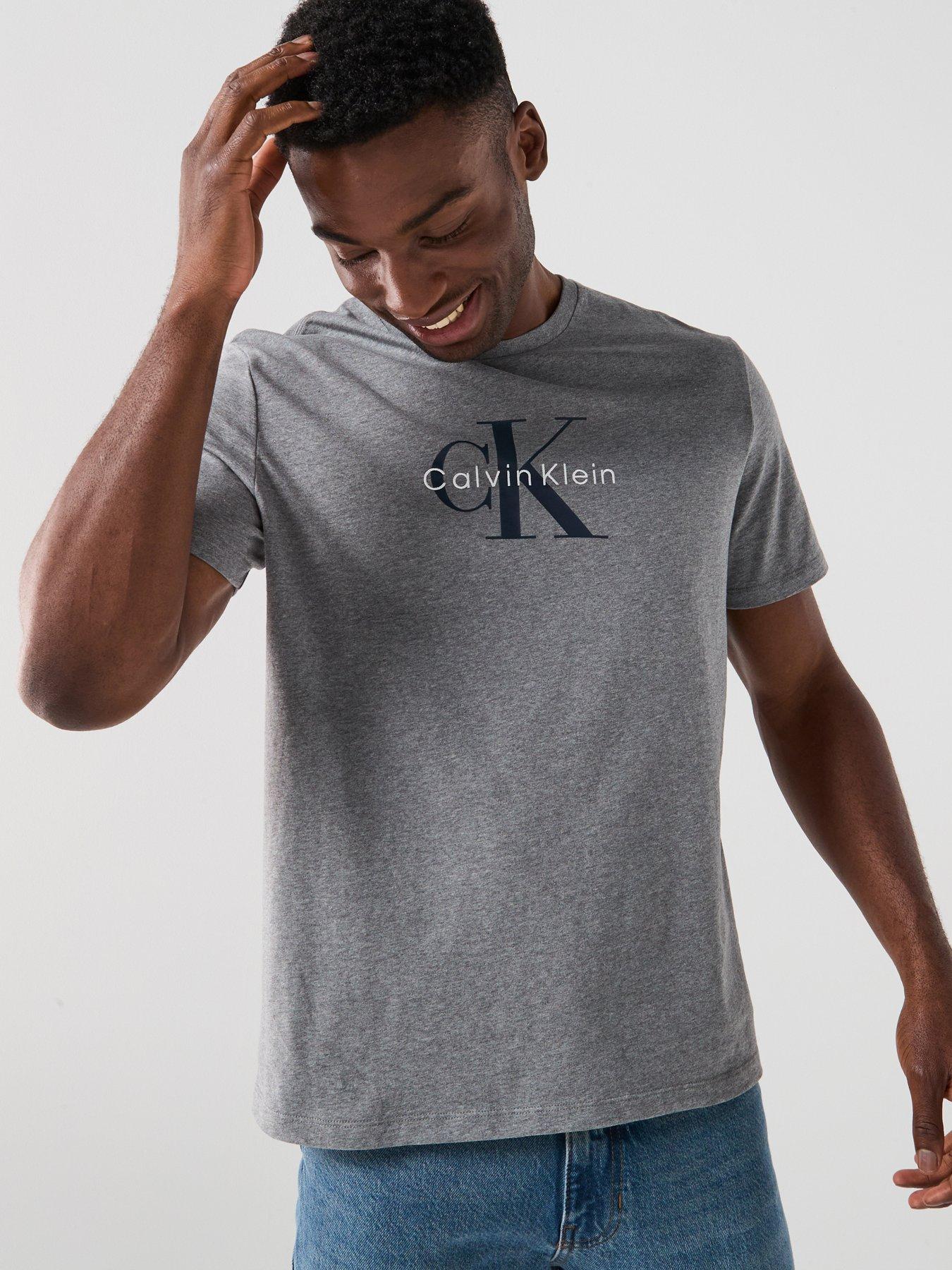 Calvin Klein Jeans Monologo T-Shirt - Brown