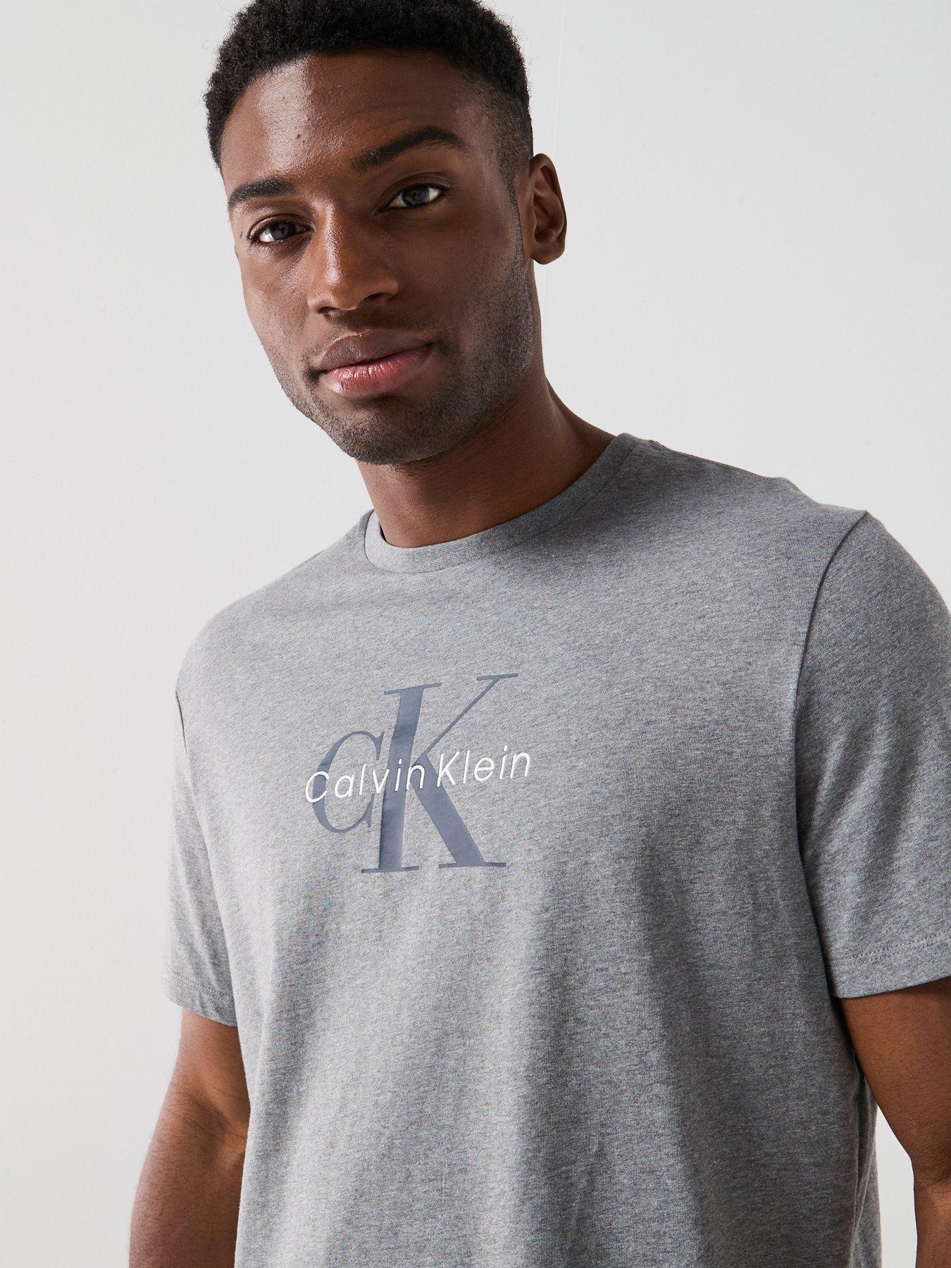 Image 5 of 6 of Calvin Klein Jeans Monologo T-Shirt - Brown