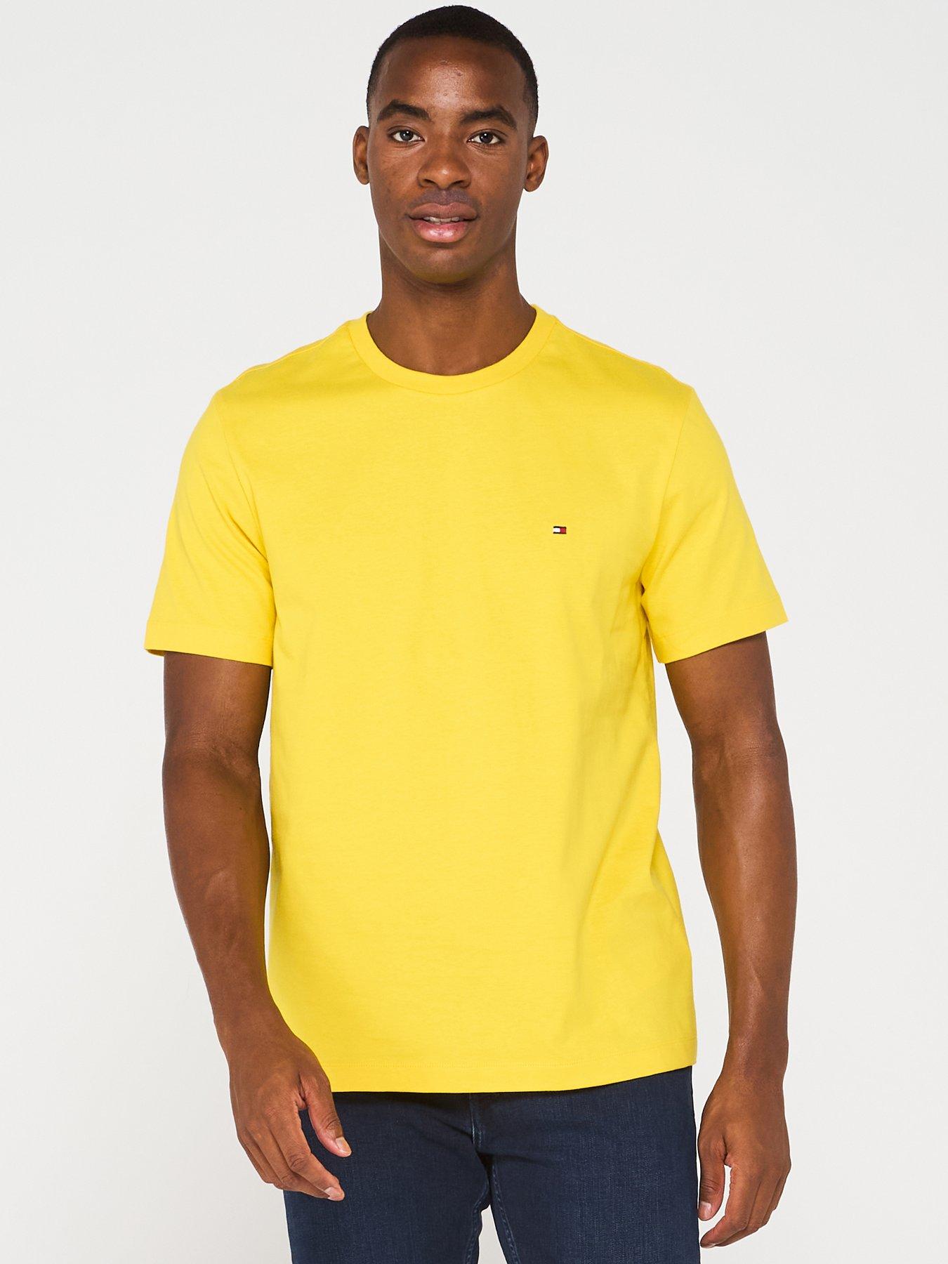 tommy-hilfiger-regular-fit-essential-flag-logo-t-shirt-yellow