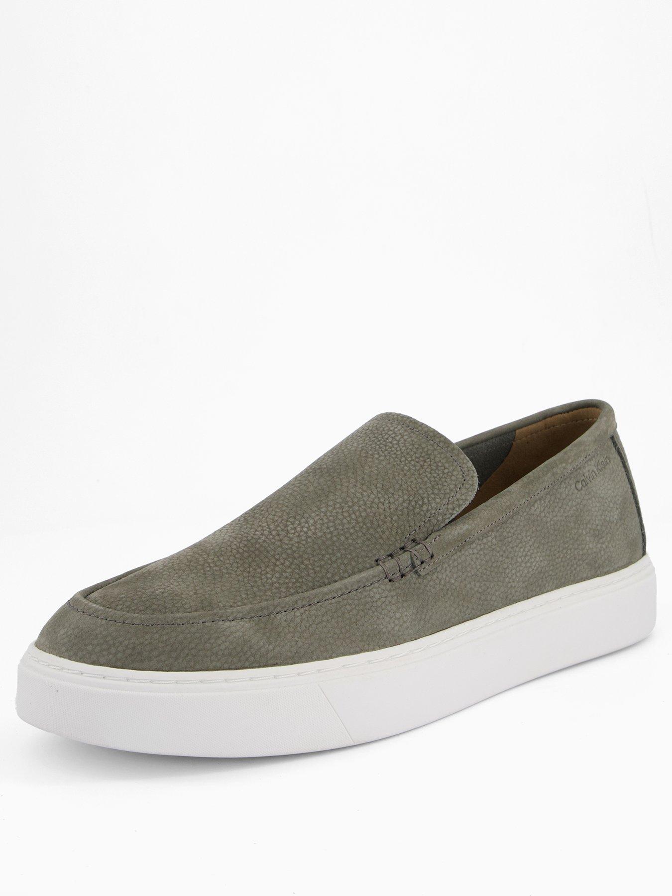  image of calvin-klein-hybrid-moccasin-casual-loafers-green