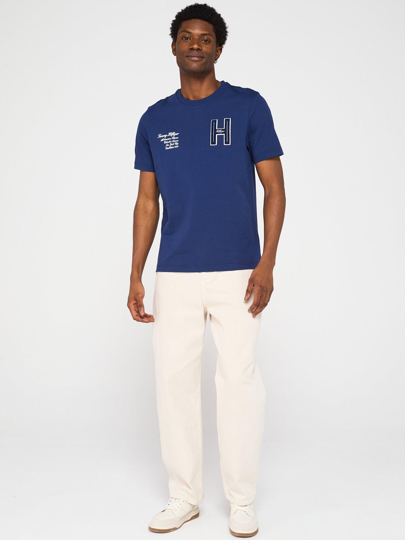 Image 3 of 4 of Tommy Hilfiger Varsity T-Shirt - Navy