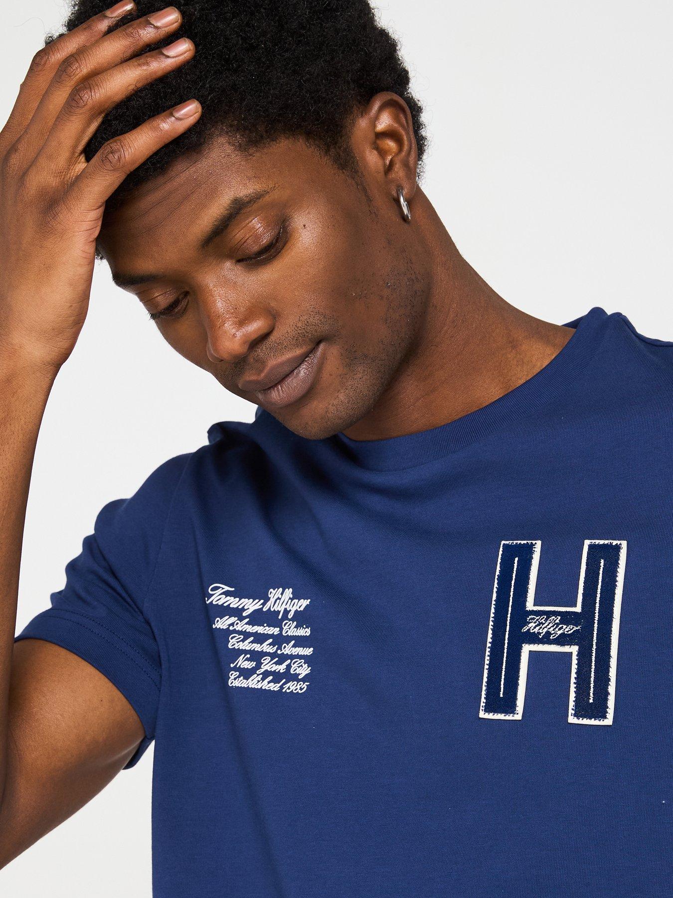 Image 4 of 4 of Tommy Hilfiger Varsity T-Shirt - Navy