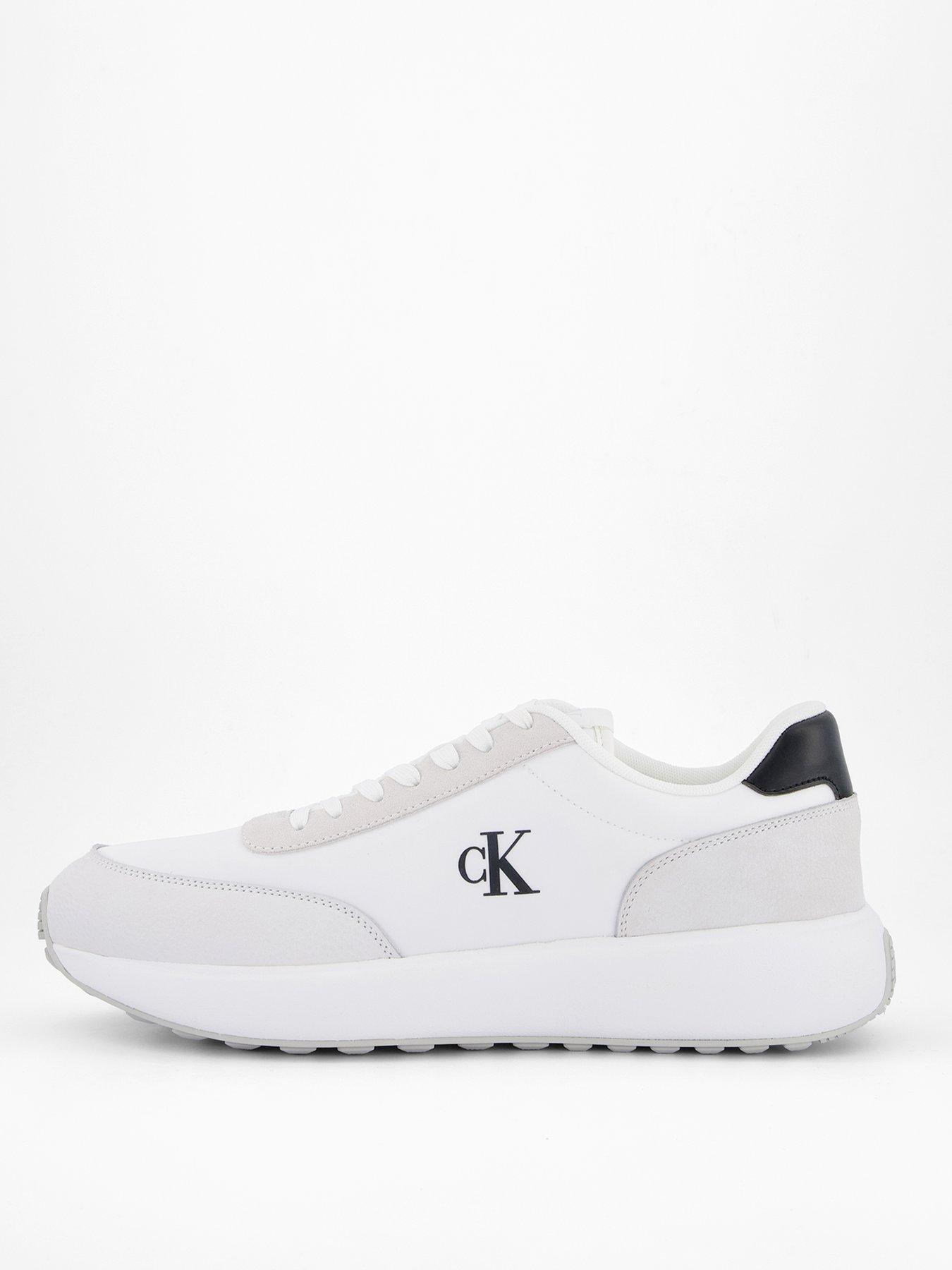 undefined Athleisure Nylon Mix Runner Trainers - White