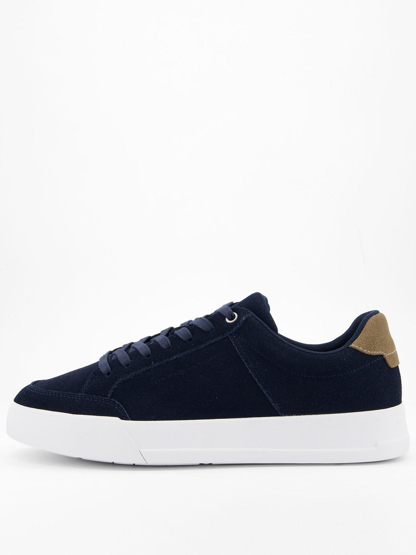 undefined Court Summer Suede Trainers - Navy