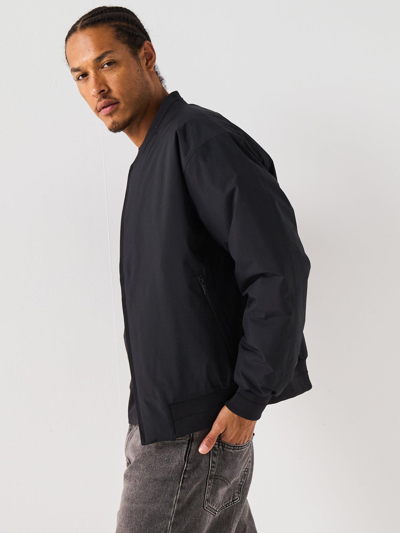  image of calvin-klein-lightweight-sportswear-hero-bomber-black
