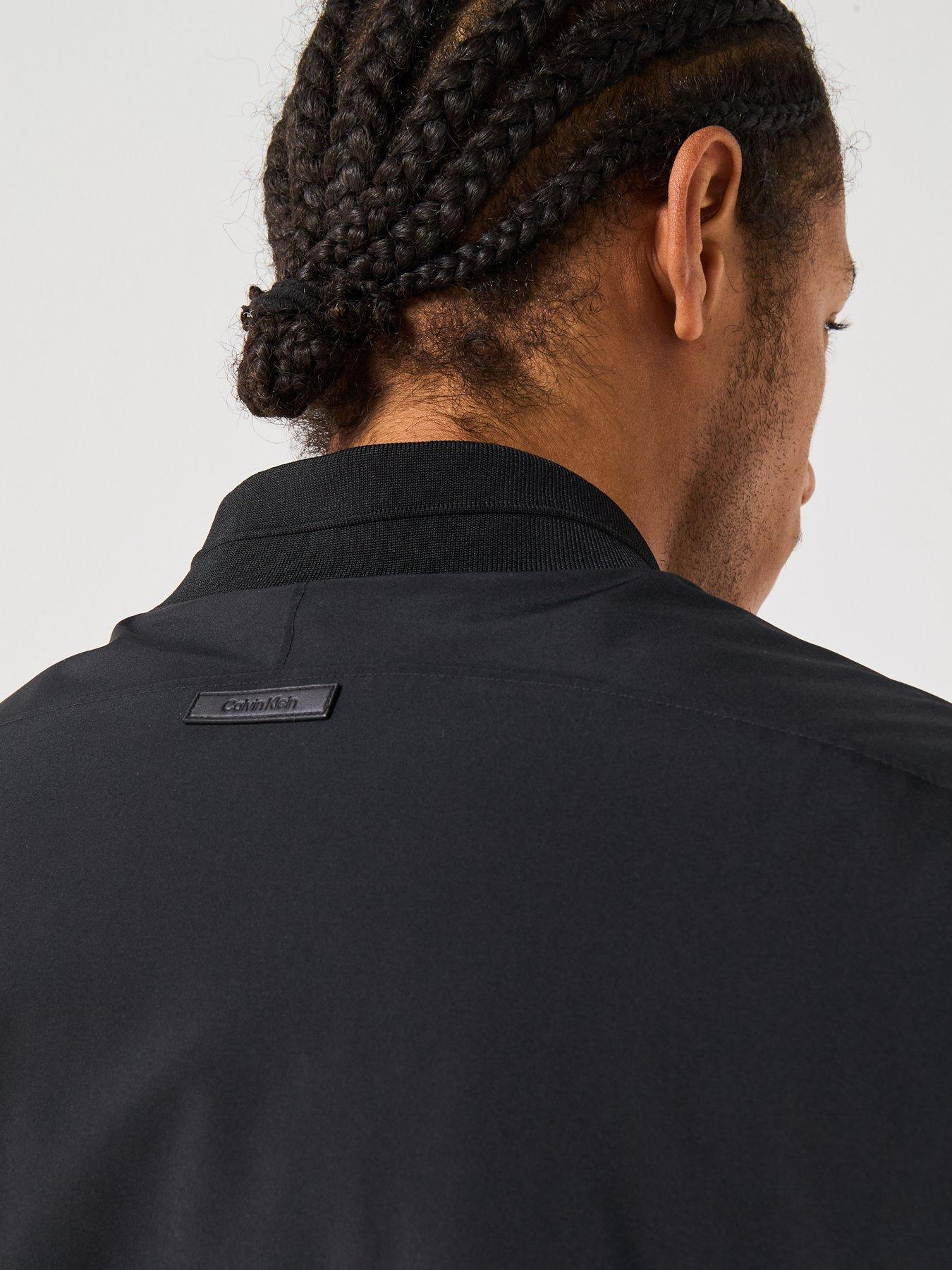  image of calvin-klein-lightweight-sportswear-hero-bomber-black