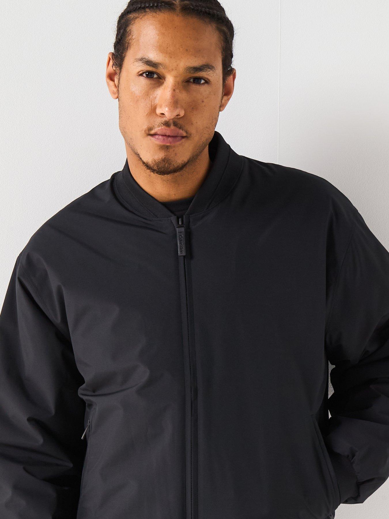  image of calvin-klein-lightweight-sportswear-hero-bomber-black
