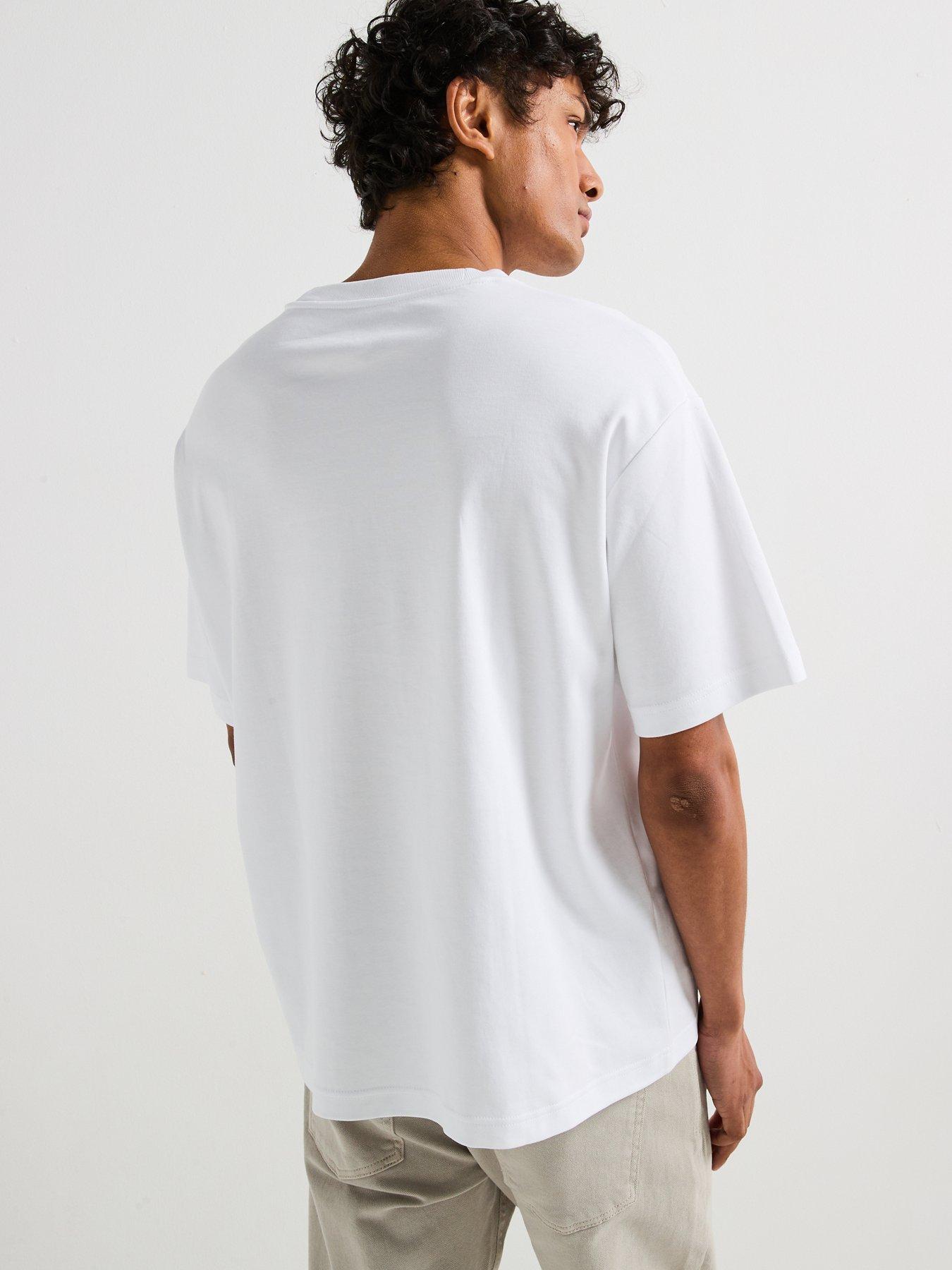 stillFront image of calvin-klein-embroidered-chest-logo-t-shirt-white