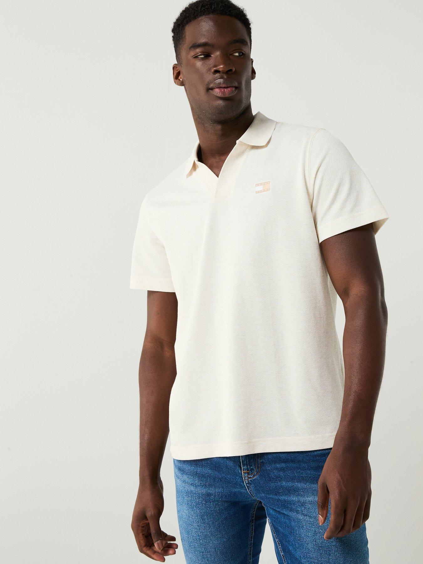 undefined Skipper Collar Regular Fit Polo Shirt - Beige
