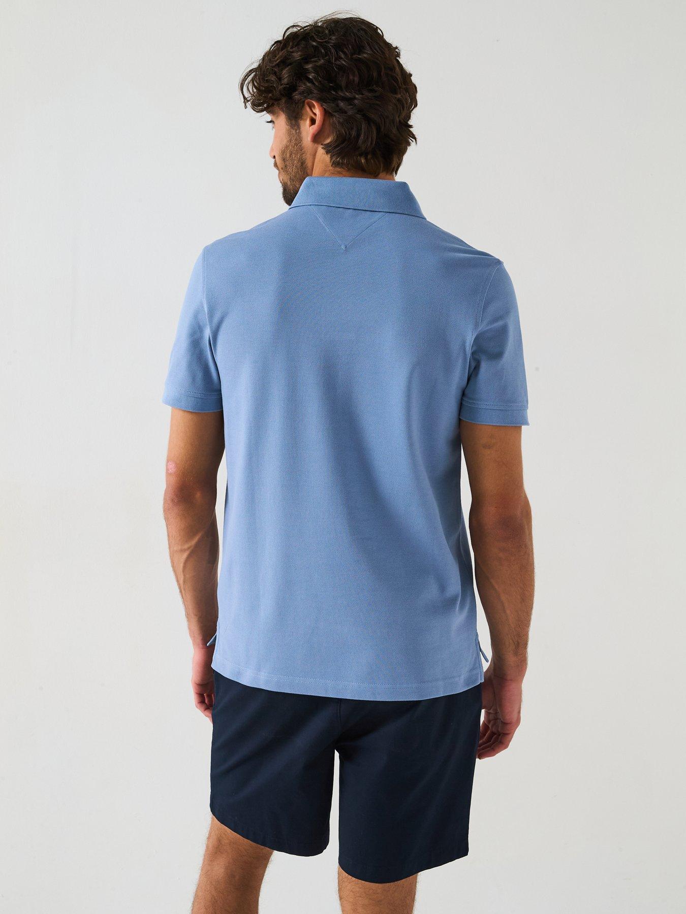 Image 2 of 6 of Tommy Hilfiger 1985 Regular Fit Polo Shirt - Light Blue