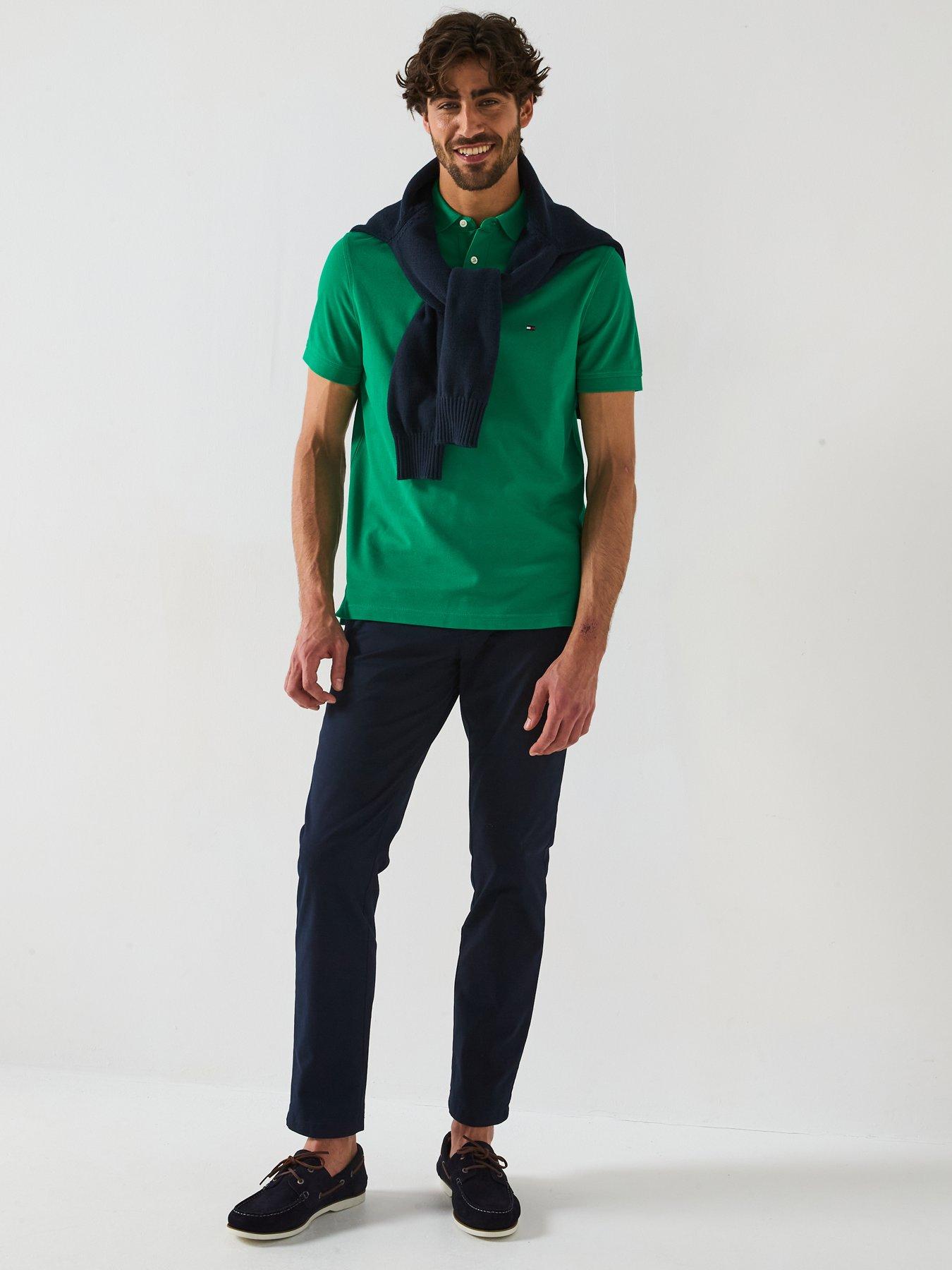 Image 3 of 6 of Tommy Hilfiger 1985 Regular Fit Polo T-Shirt - Green