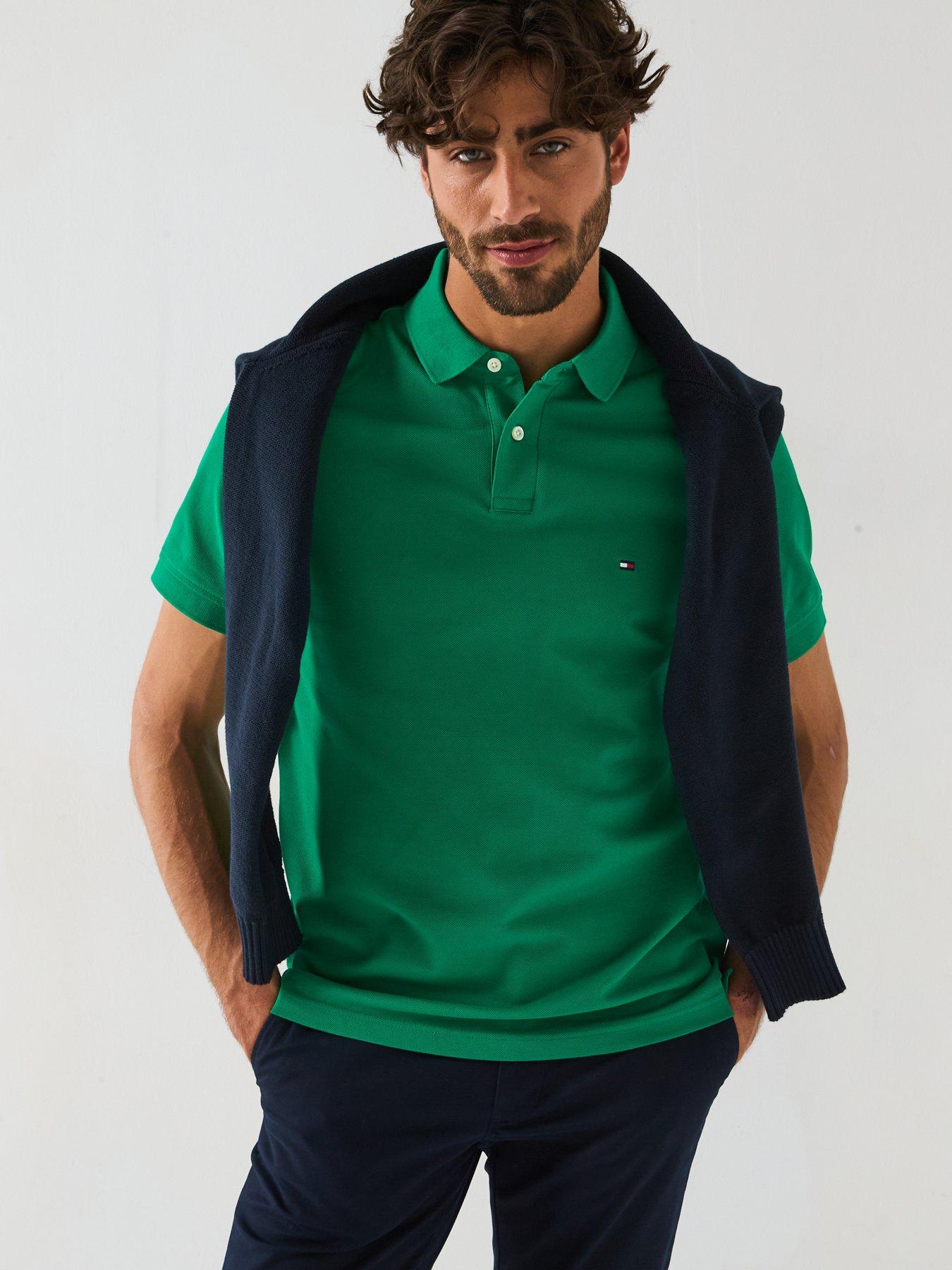 Image 4 of 6 of Tommy Hilfiger 1985 Regular Fit Polo T-Shirt - Green